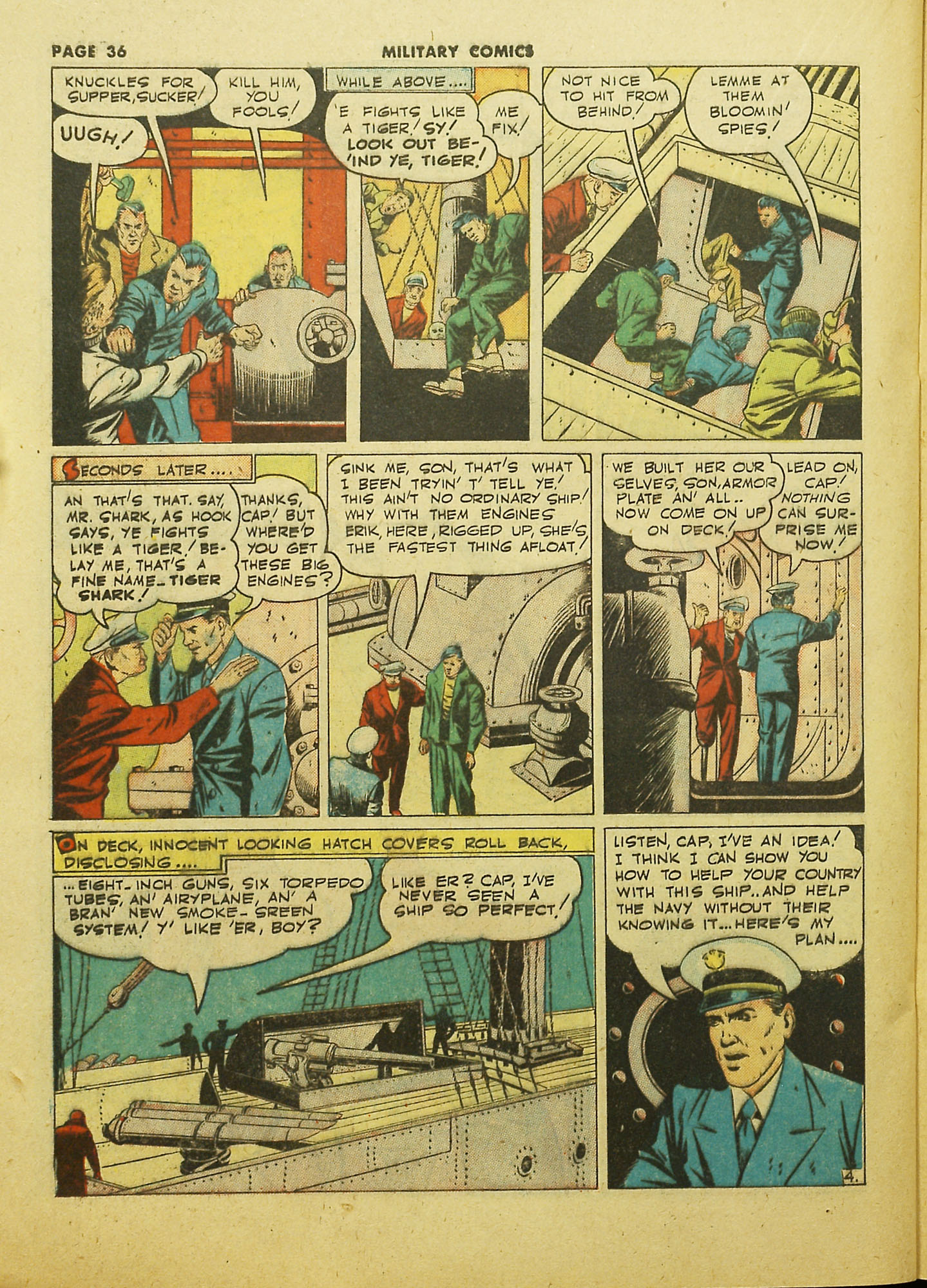Read online Military Comics comic -  Issue #9 - 38