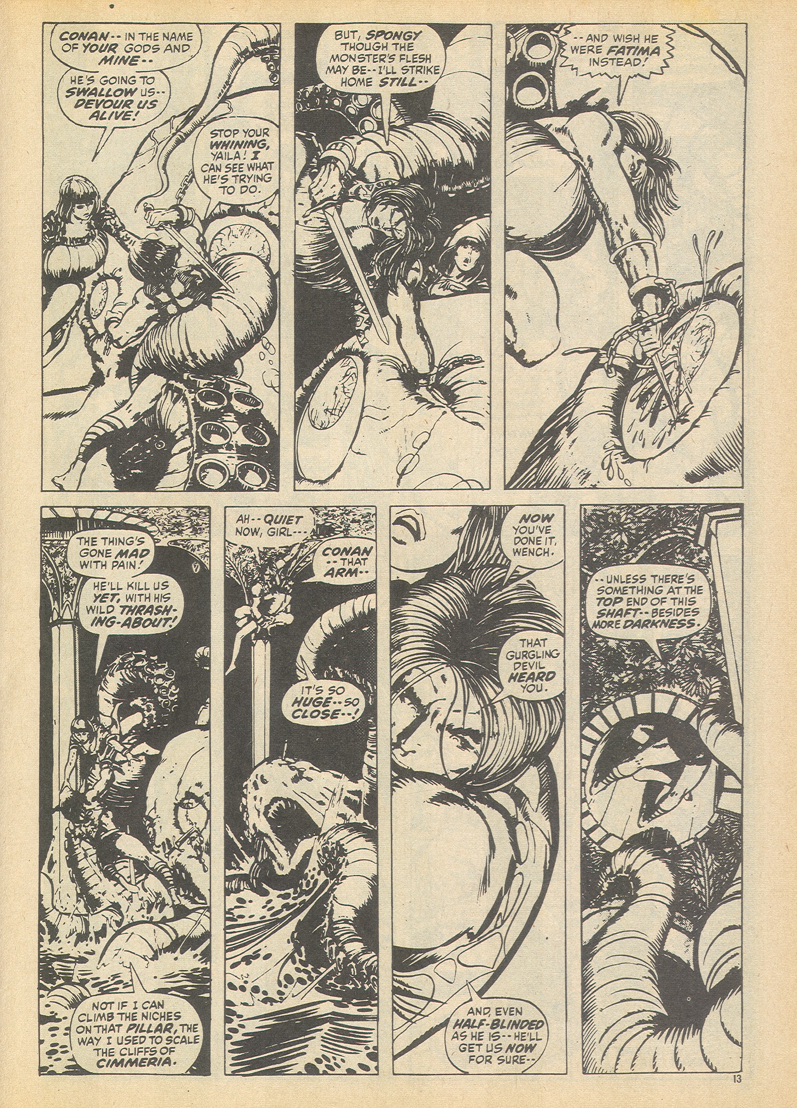 Read online The Savage Sword of Conan (1975) comic -  Issue #13 - 13