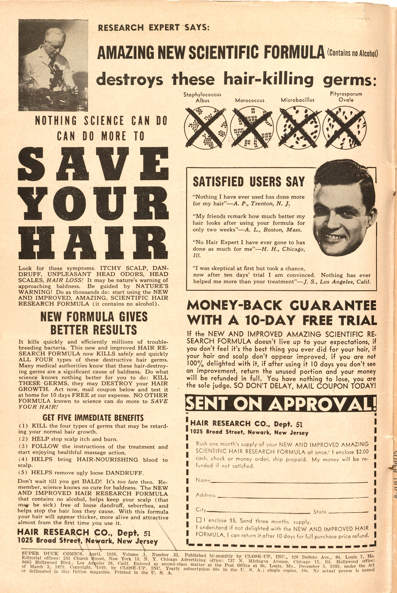 Read online Super Duck Comics comic -  Issue #31 - 2