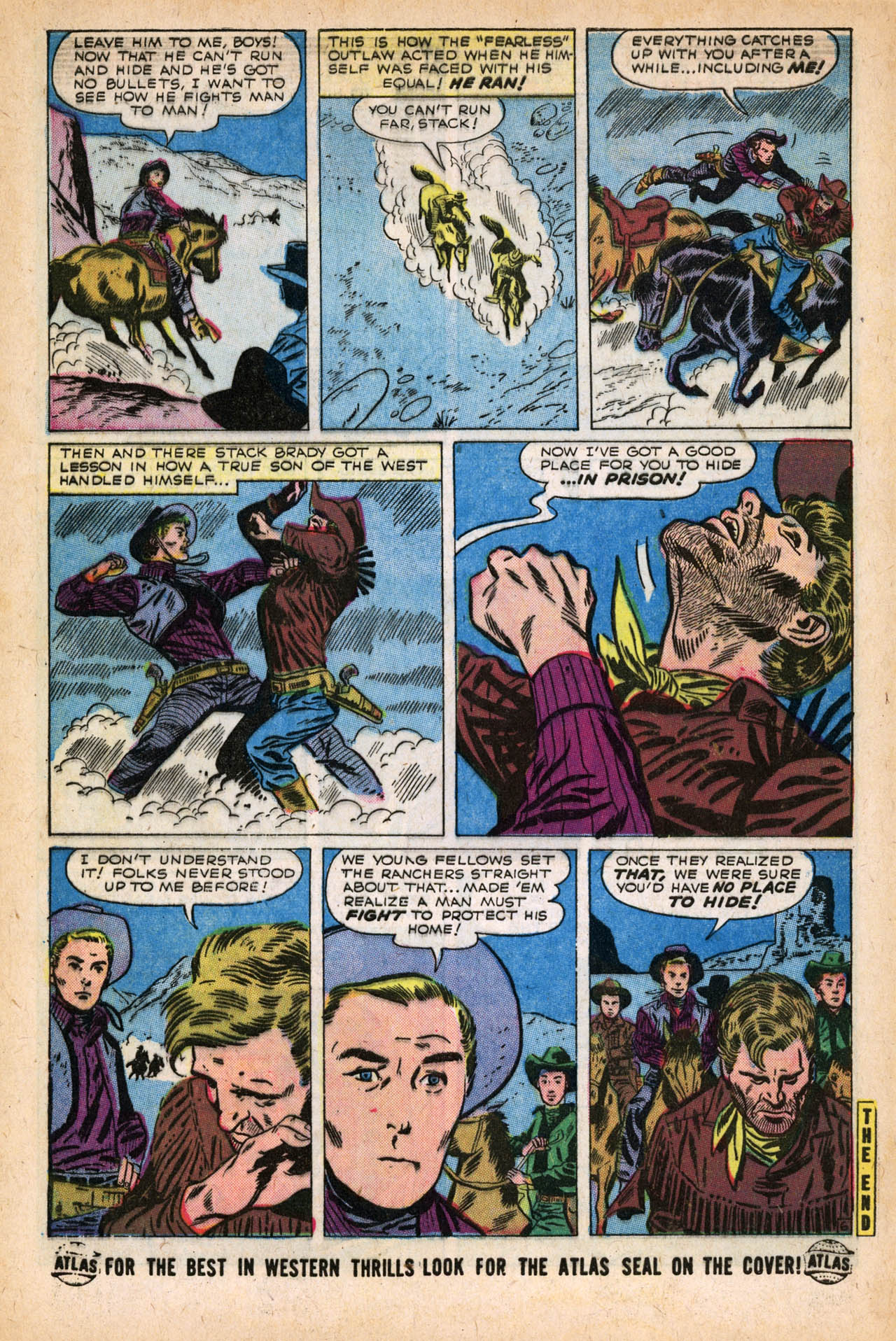 Read online Western Outlaws (1954) comic -  Issue #11 - 32