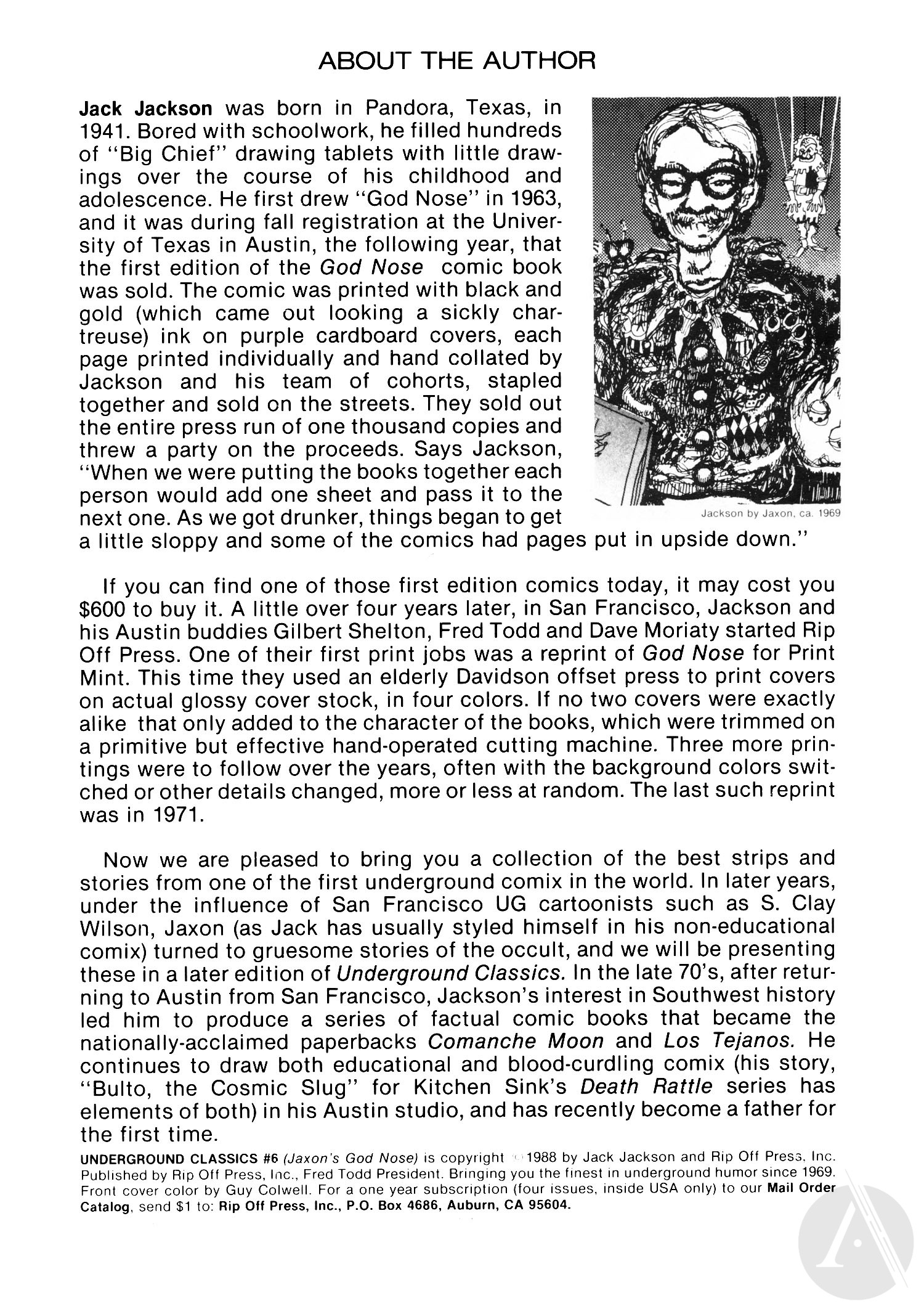 Read online Underground Classics comic -  Issue #6 - 2