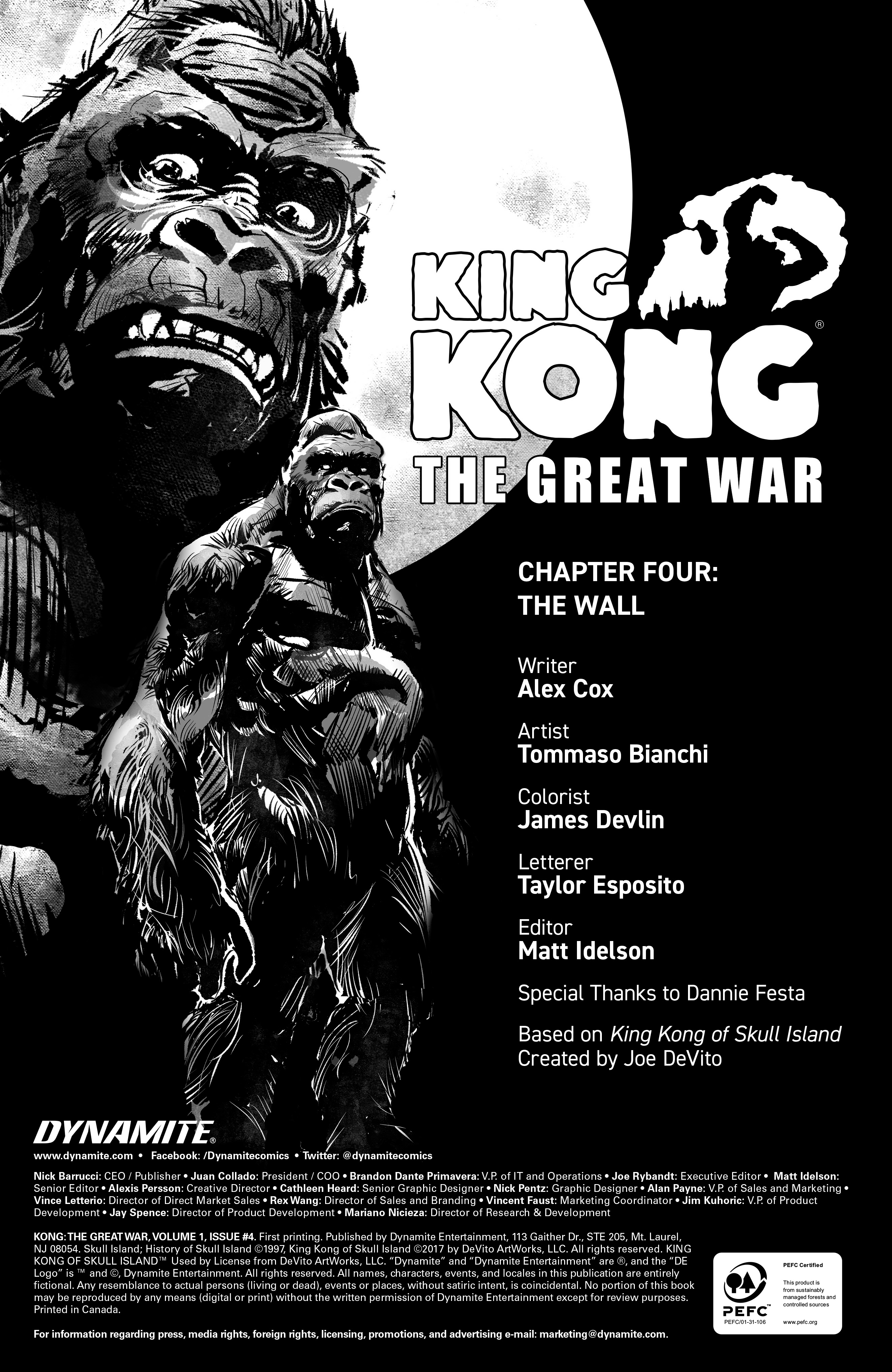 Read online Kong: The Great War comic -  Issue #4 - 4