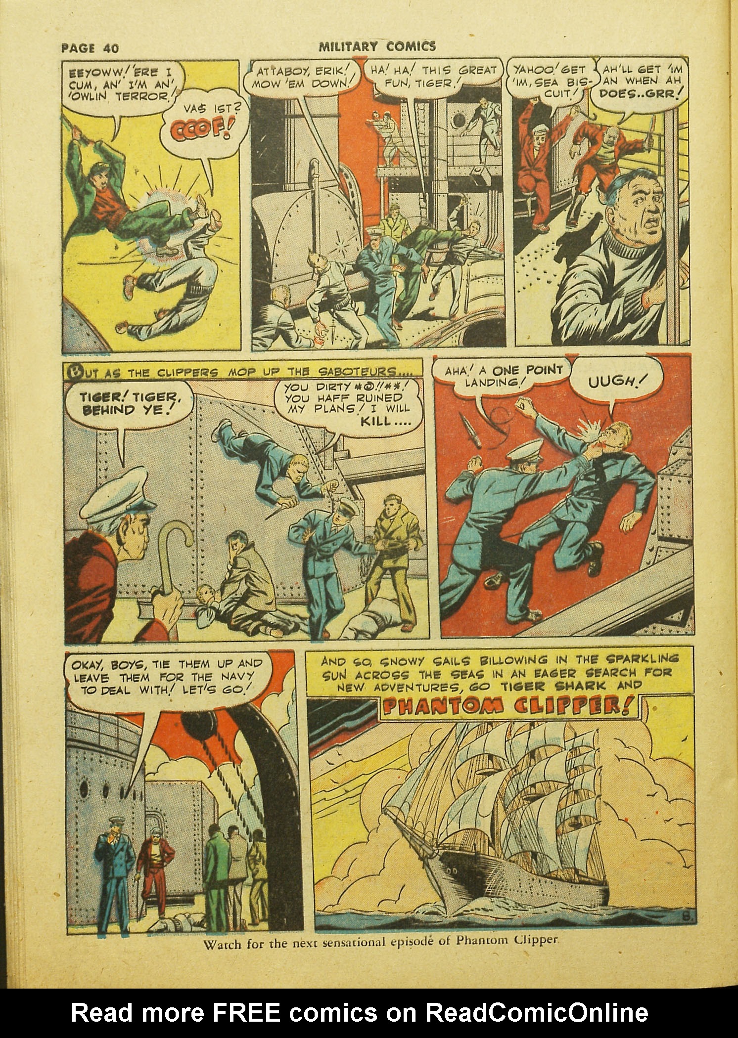 Read online Military Comics comic -  Issue #9 - 42