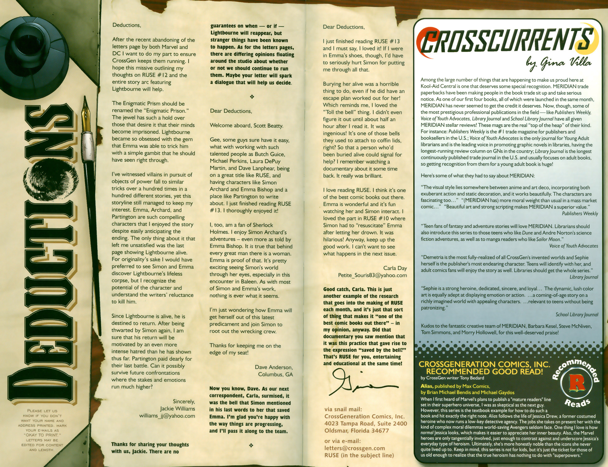 Read online Ruse comic -  Issue #15 - 16