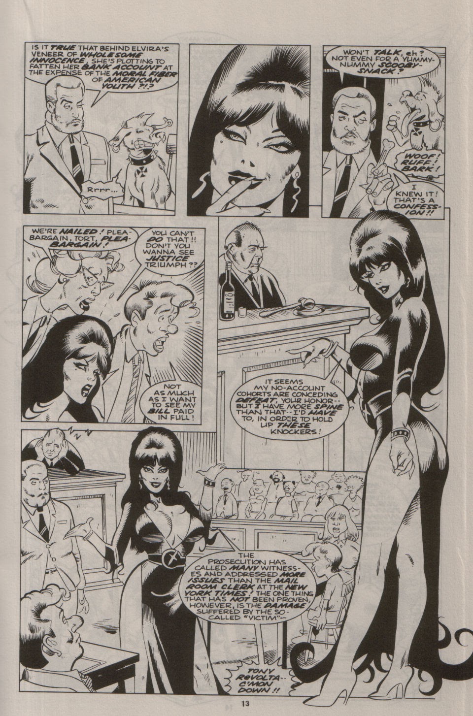 Read online Elvira, Mistress of the Dark comic -  Issue #19 - 14