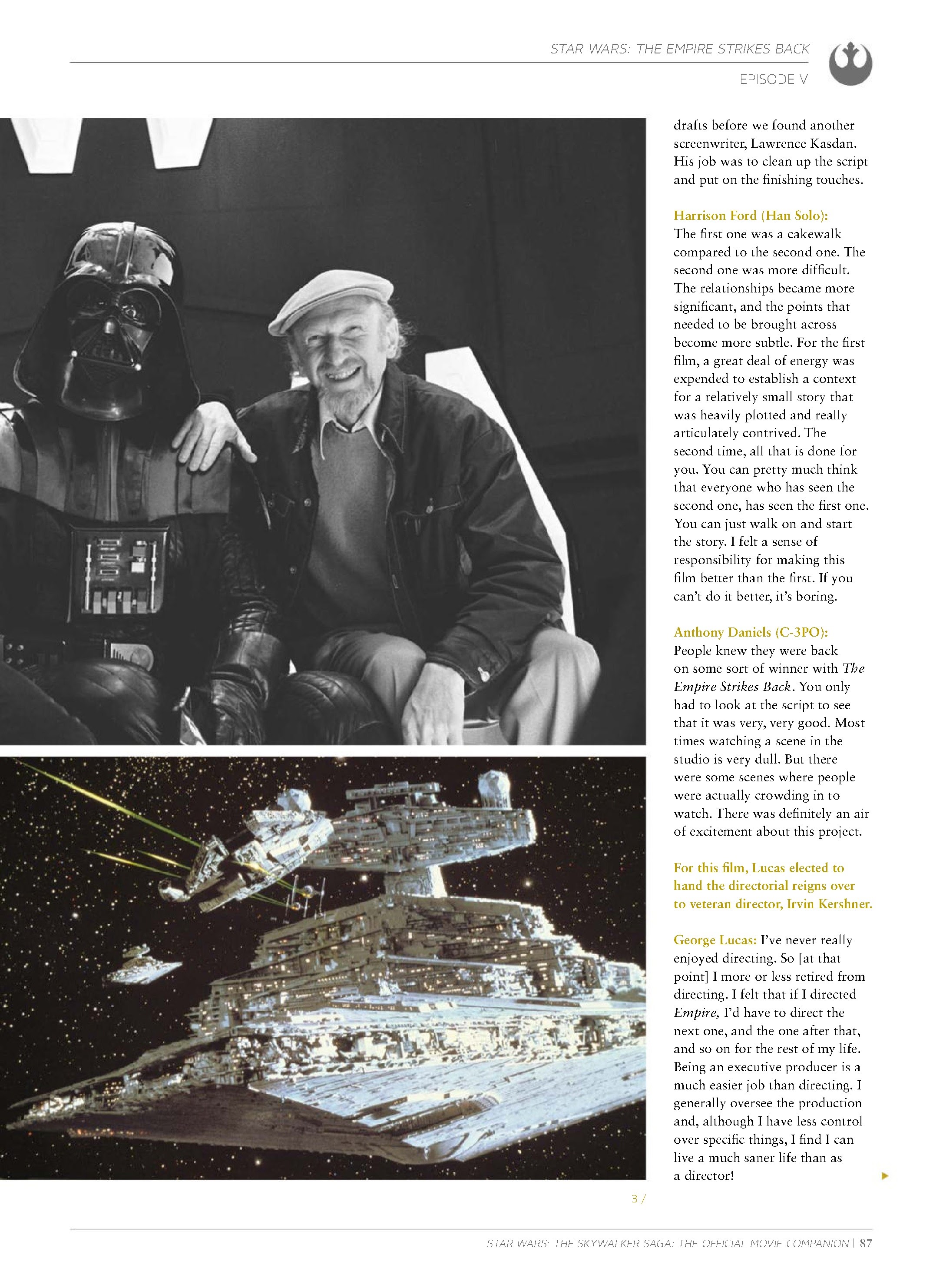 Read online Star Wars: The Skywalker Saga The Official Collector's Edition Book comic -  Issue # TPB (Part 1) - 87