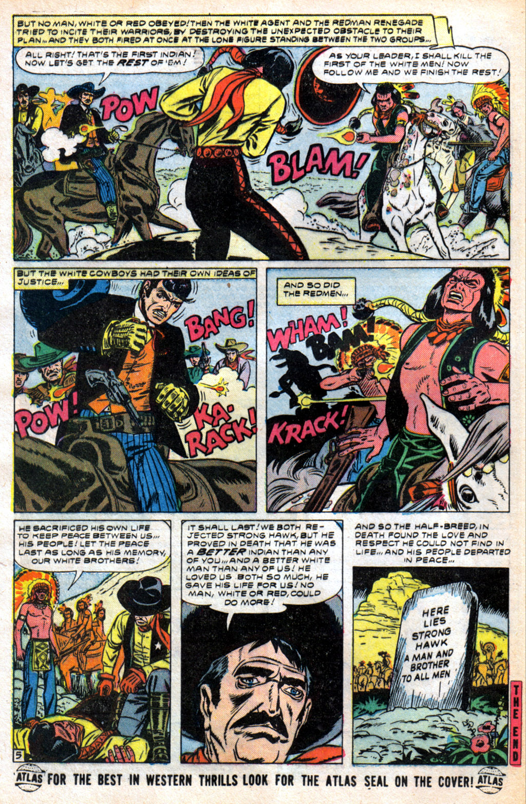 Read online Western Outlaws (1954) comic -  Issue #6 - 32