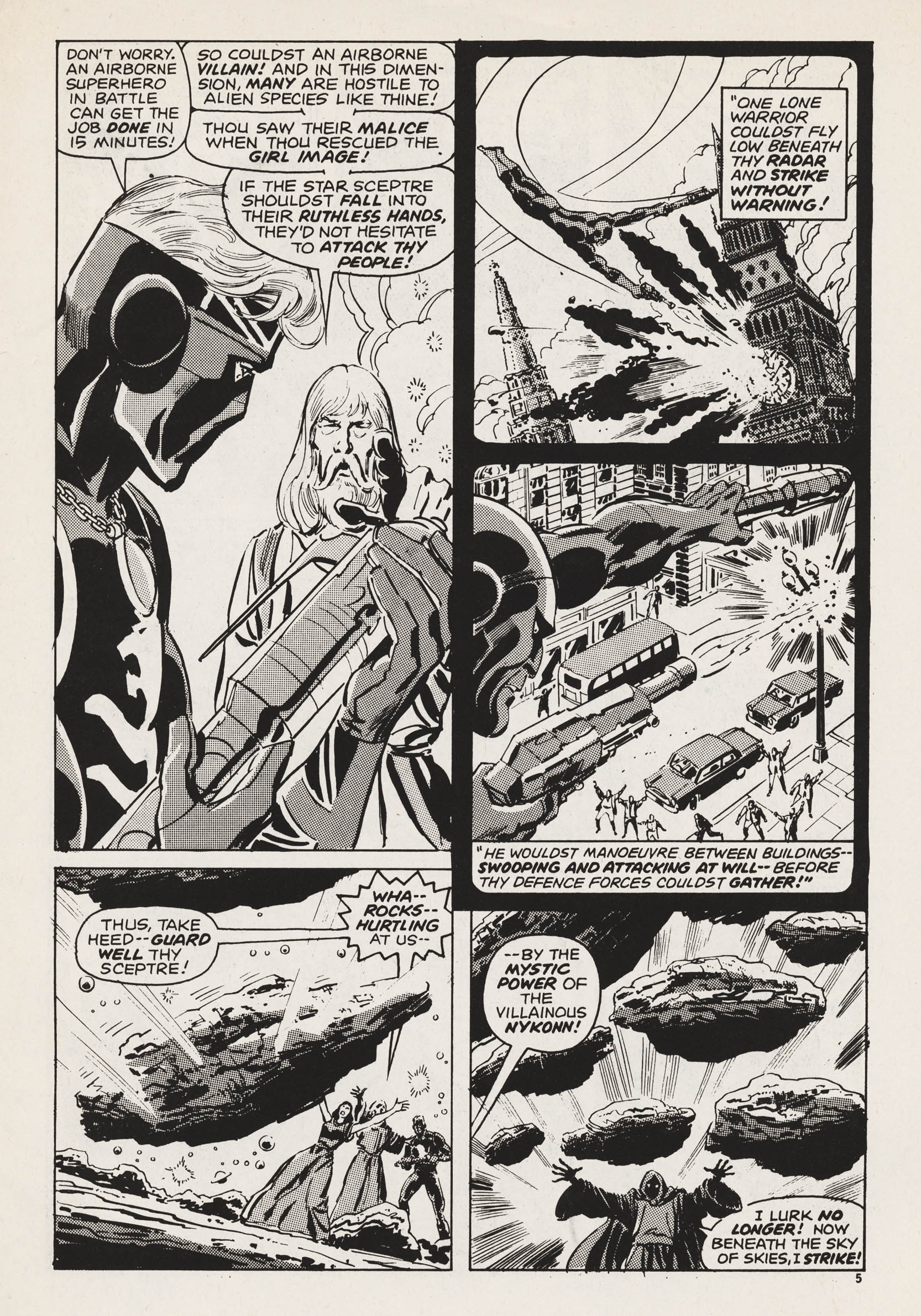 Read online Captain Britain (1976) comic -  Issue #36 - 5