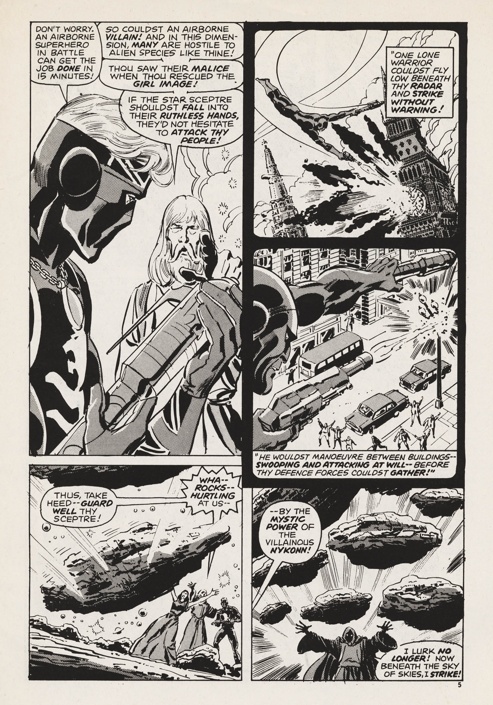 Read online Captain Britain (1976) comic -  Issue #36 - 5