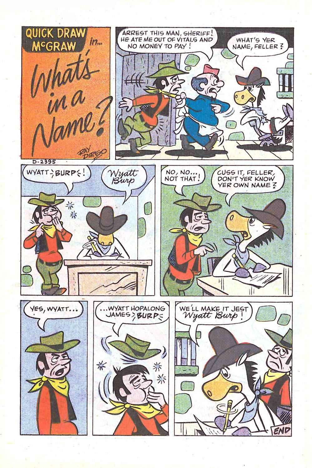 Read online Quick Draw McGraw comic -  Issue #8 - 16