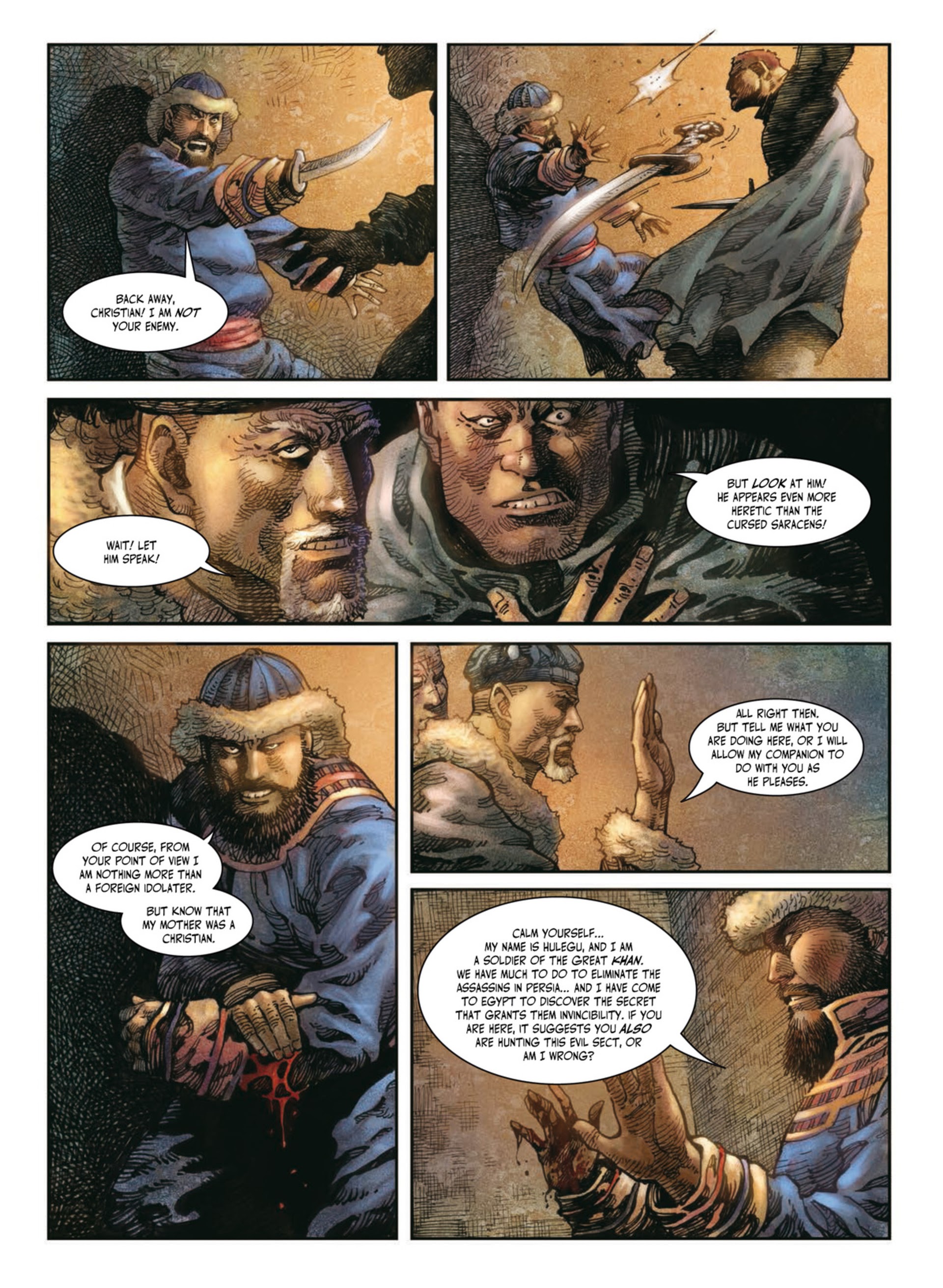 Read online Crusades comic -  Issue #1 - 110