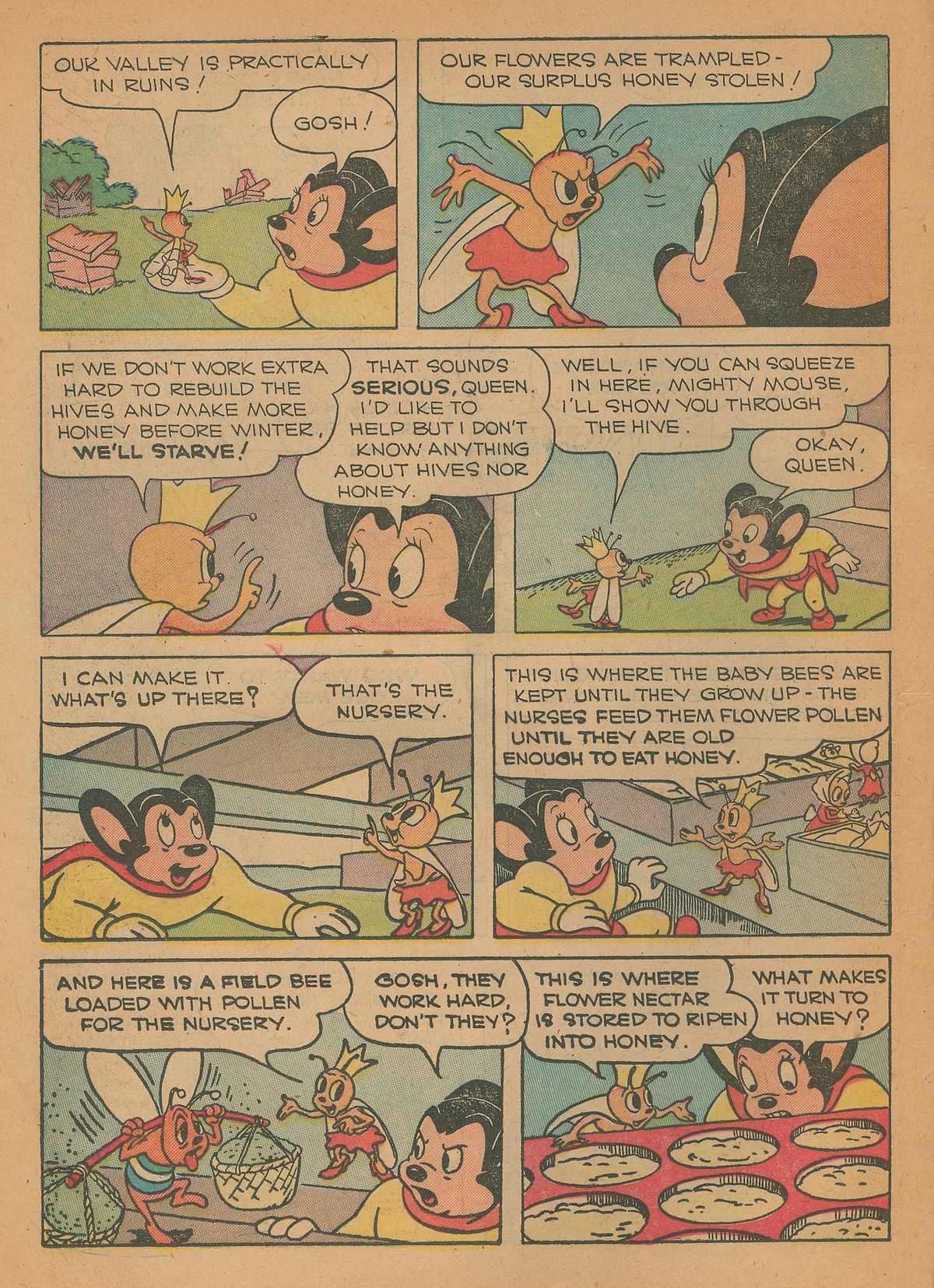 Read online Paul Terry's Mighty Mouse Comics comic -  Issue #24 - 14