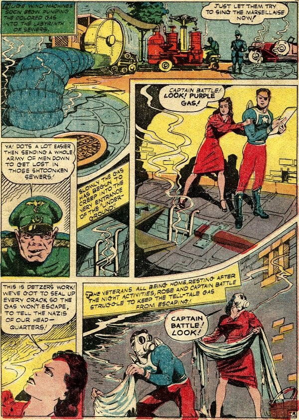Read online Captain Battle Comics comic -  Issue #5 - 14