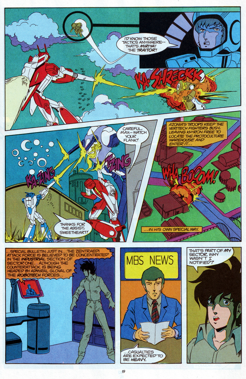 Read online Robotech The Macross Saga comic -  Issue #35 - 20