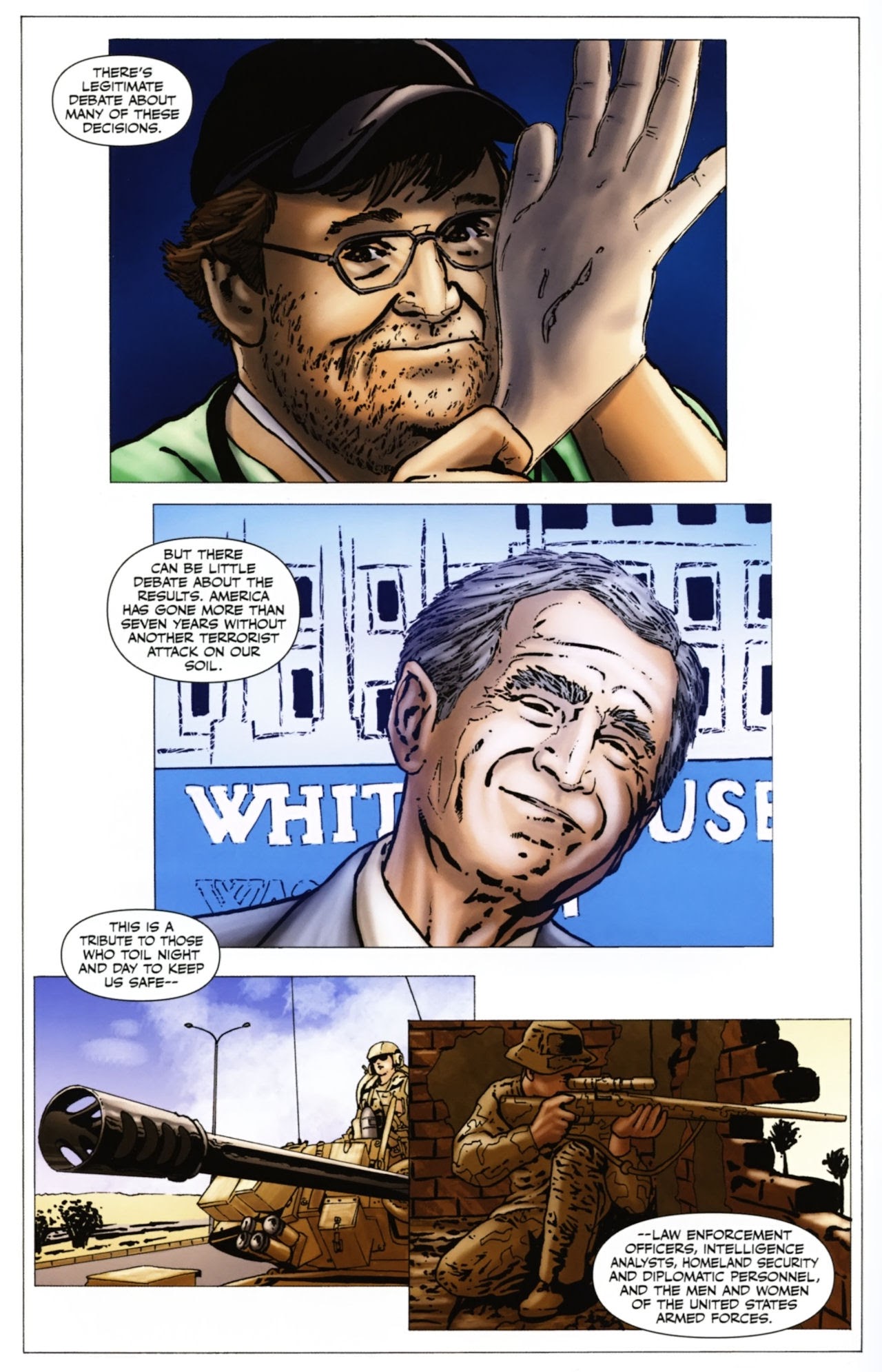 Read online Political Power: George W. Bush comic -  Issue # Full - 12