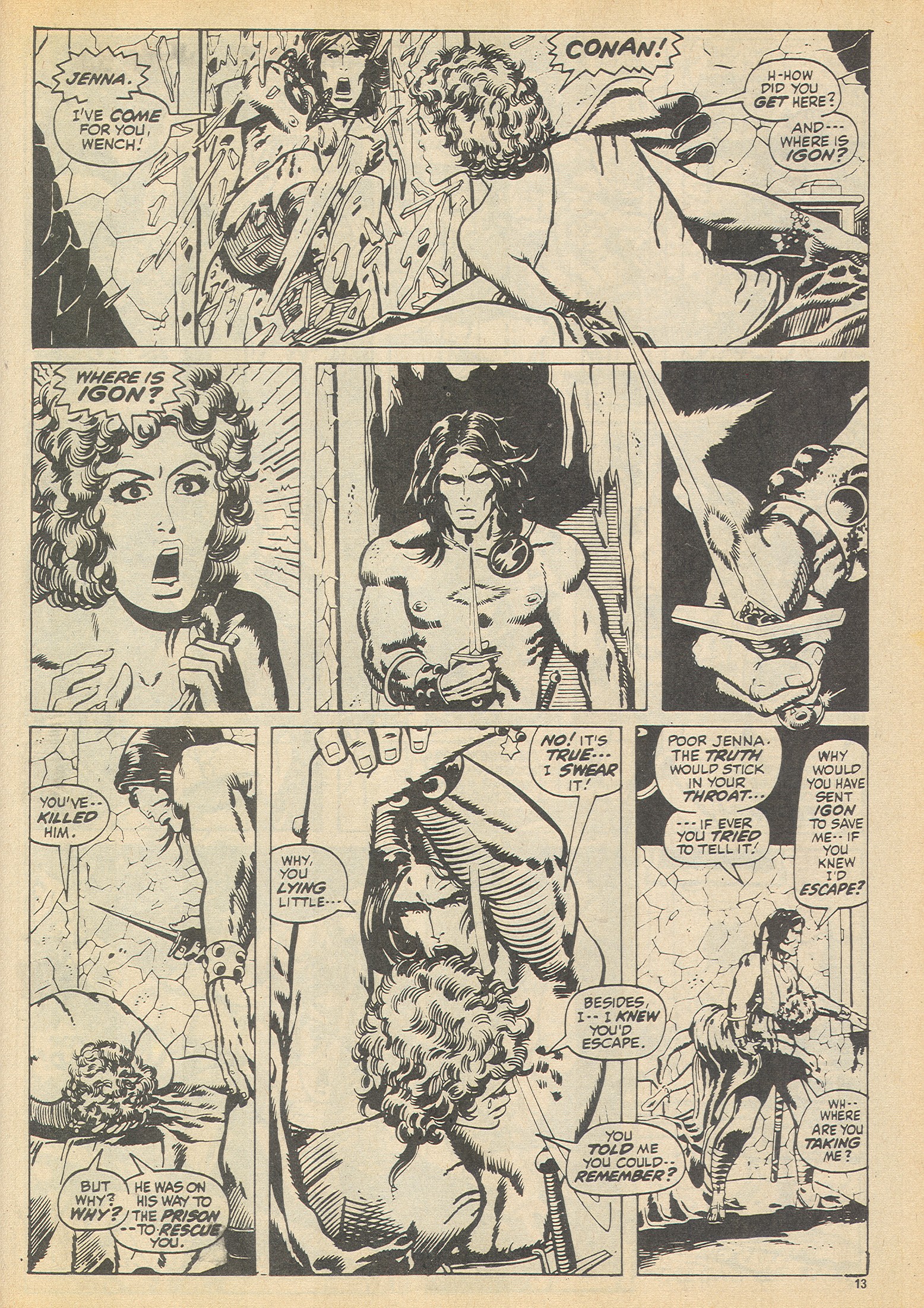Read online The Savage Sword of Conan (1975) comic -  Issue #11 - 14
