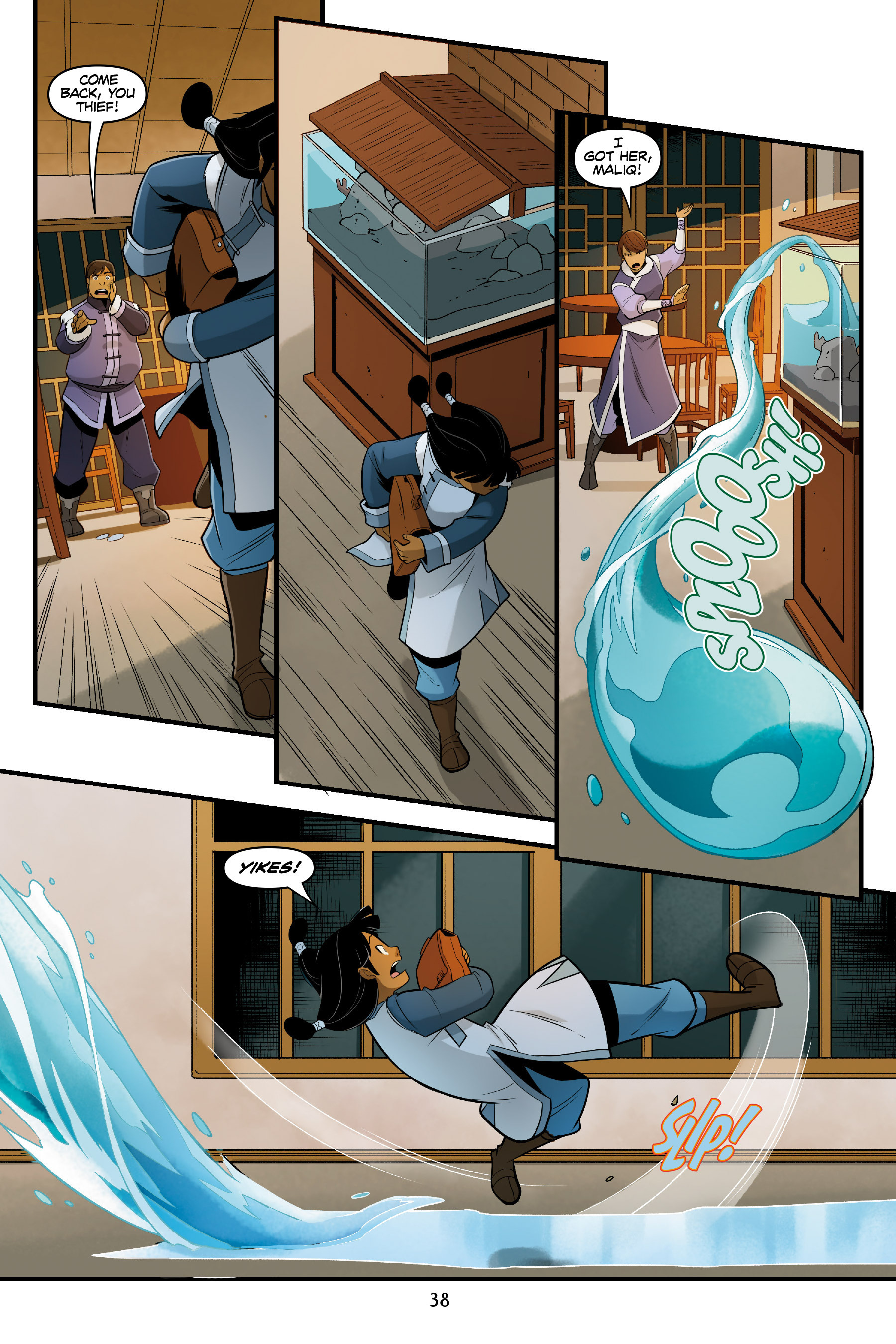 Read online Nickelodeon Avatar: The Last Airbender - North and South comic -  Issue #1 - 38