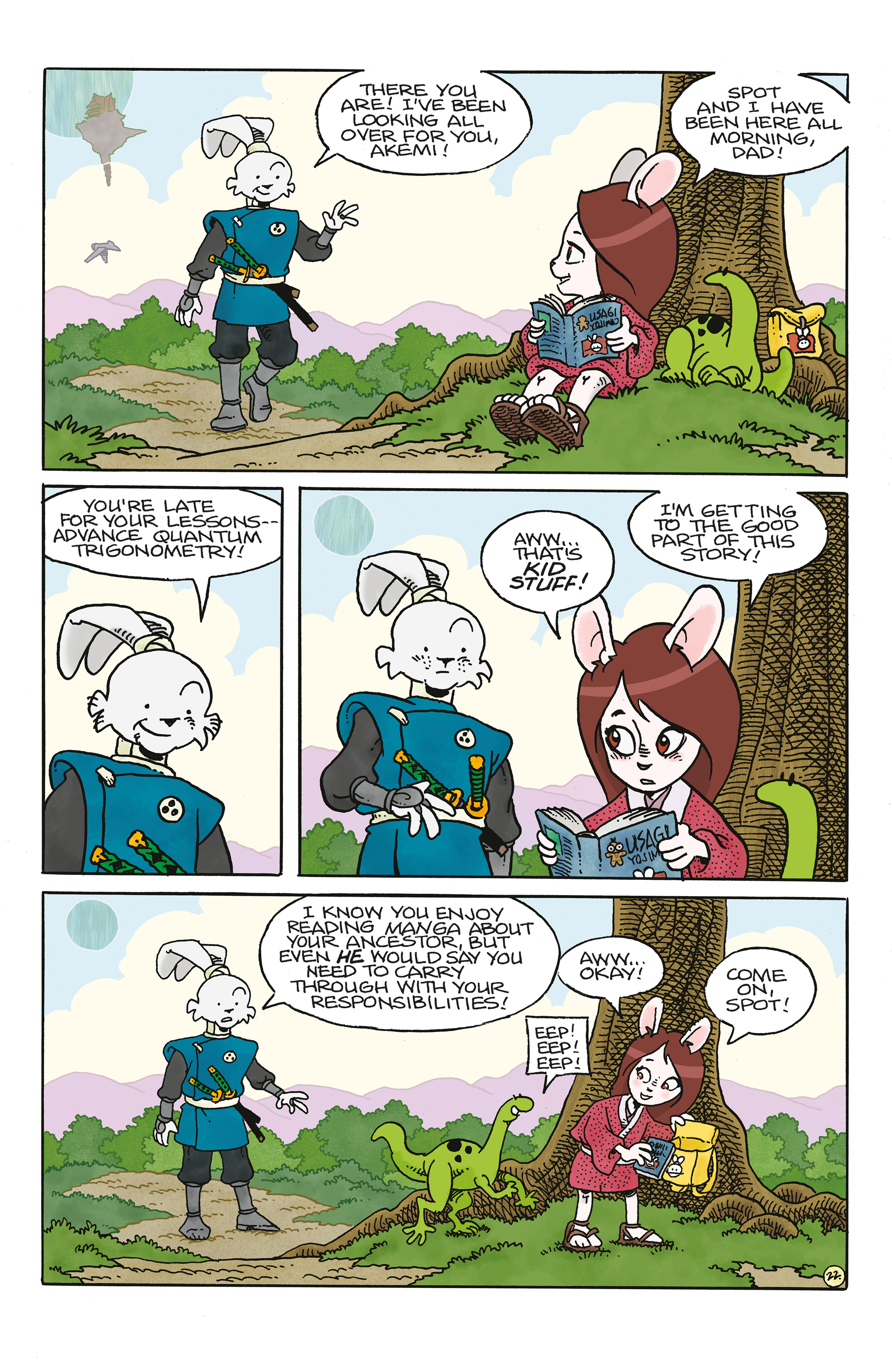 Read online Space Usagi: Yokai Hunter comic -  Issue # Full - 22