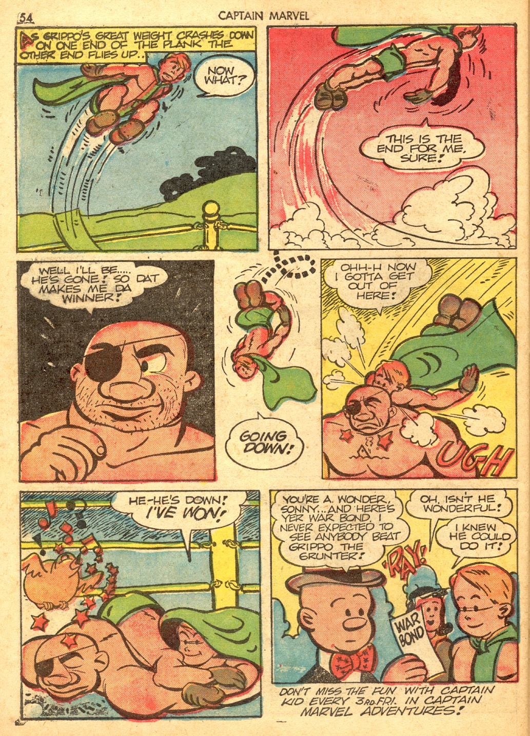 Read online Captain Marvel Adventures comic -  Issue #23 - 54