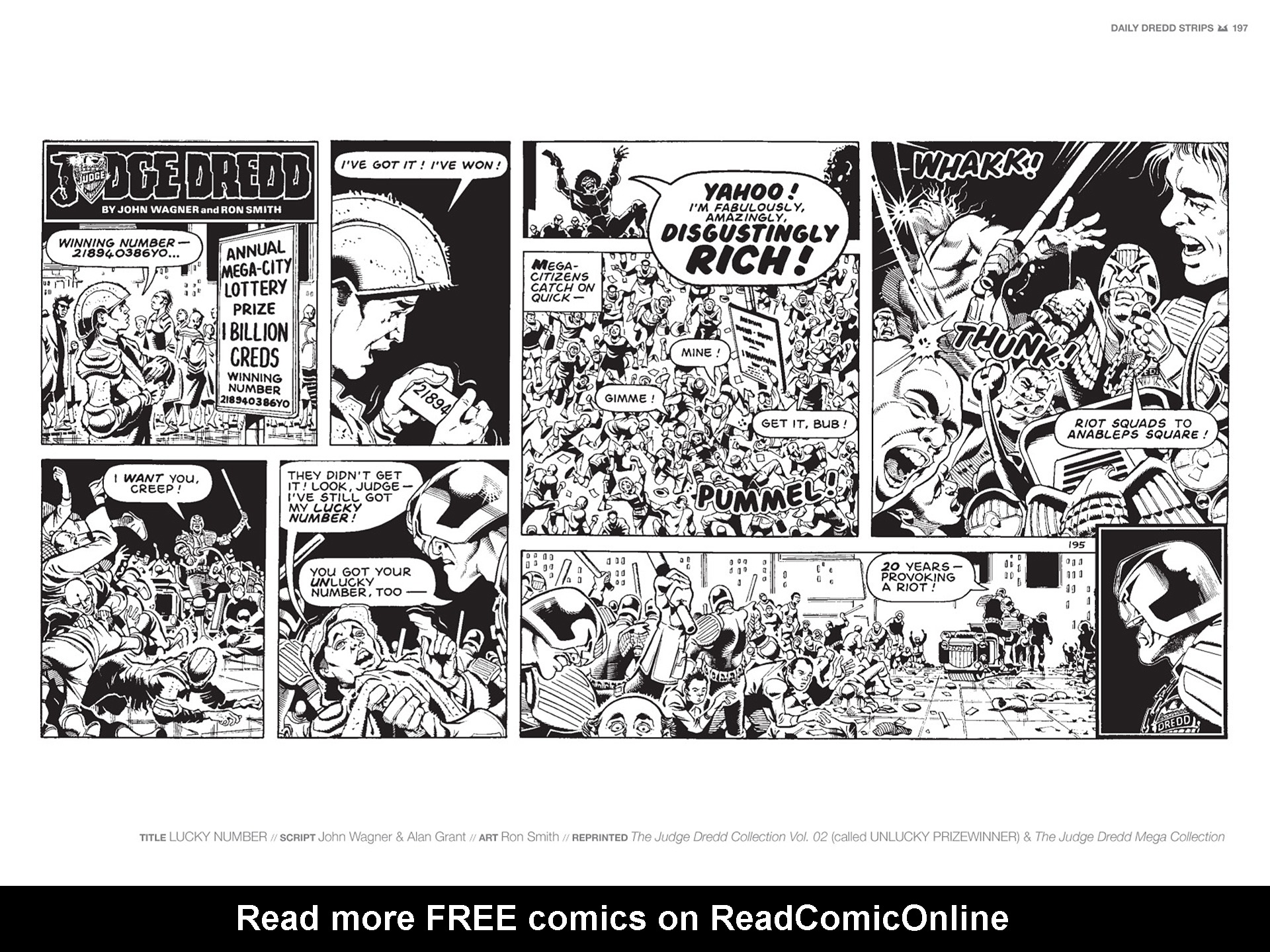 Read online Judge Dredd: The Daily Dredds comic -  Issue # TPB 1 - 200