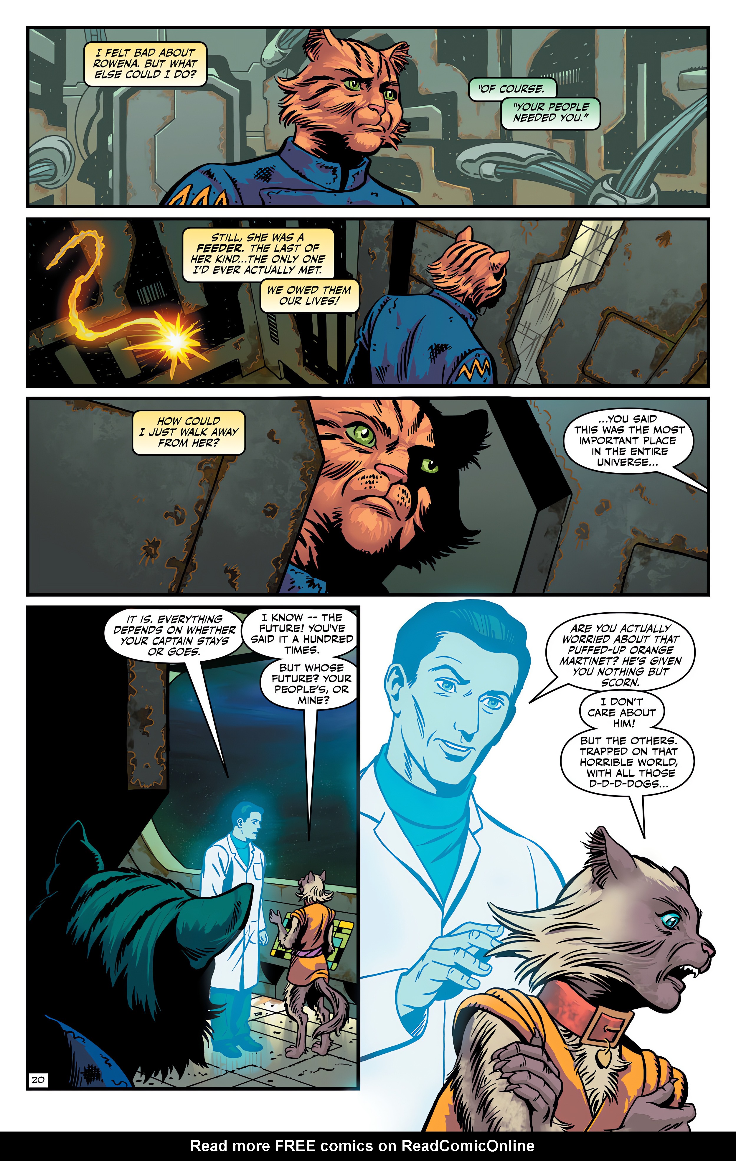 Read online Captain Ginger: The Last Feeder comic -  Issue #1 - 21