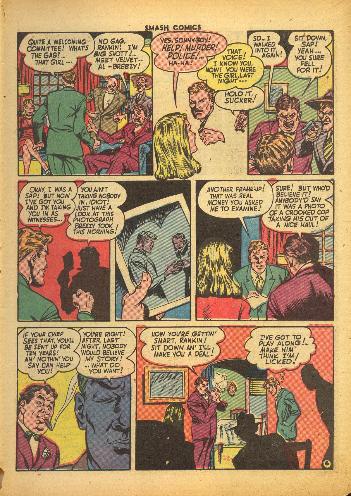 Read online Smash Comics comic -  Issue #54 - 19