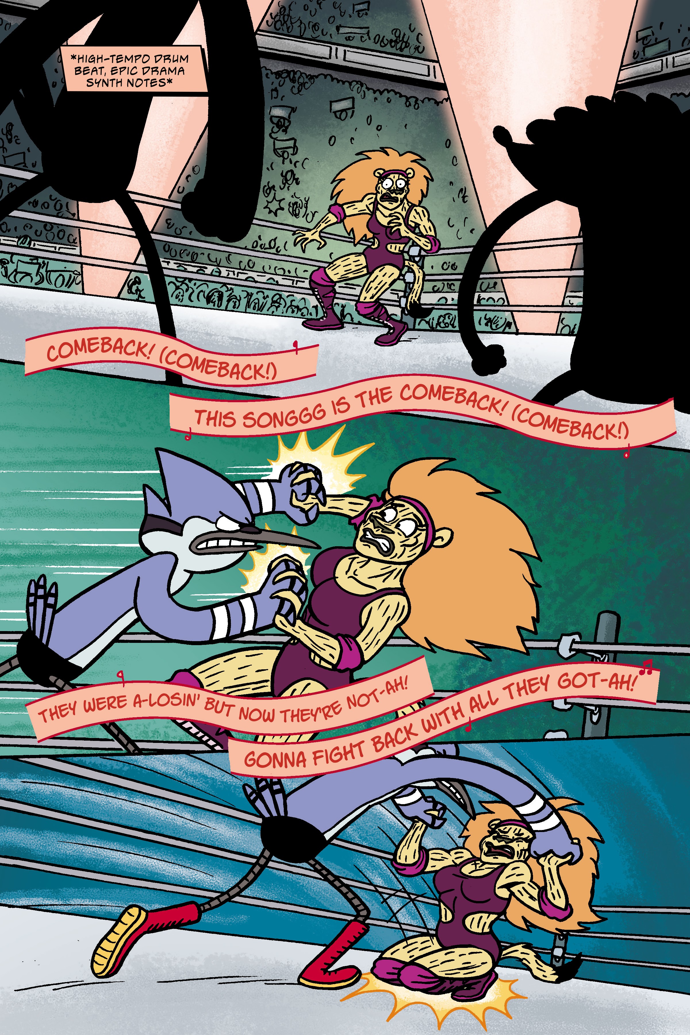 Read online Regular Show: Wrasslesplosion comic -  Issue # TPB - 99