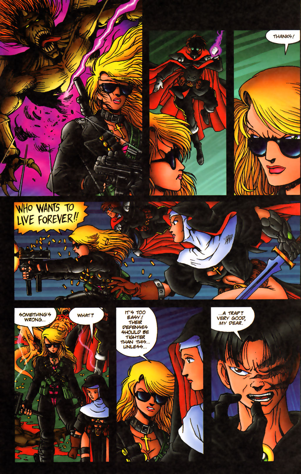 Read online Warrior Nun Areala (1994) comic -  Issue #3 - 17