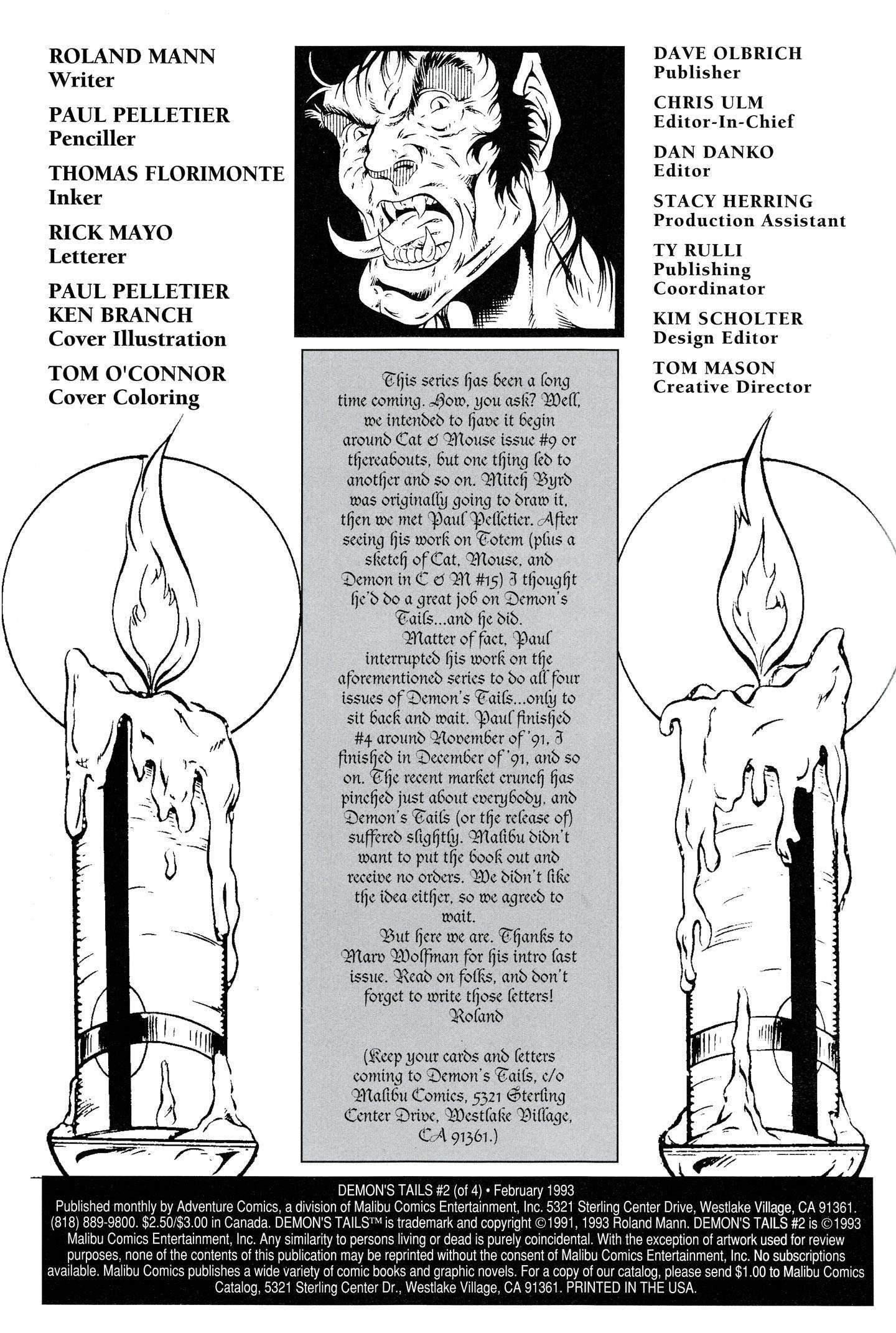 Read online Demon's Tails comic -  Issue #2 - 2