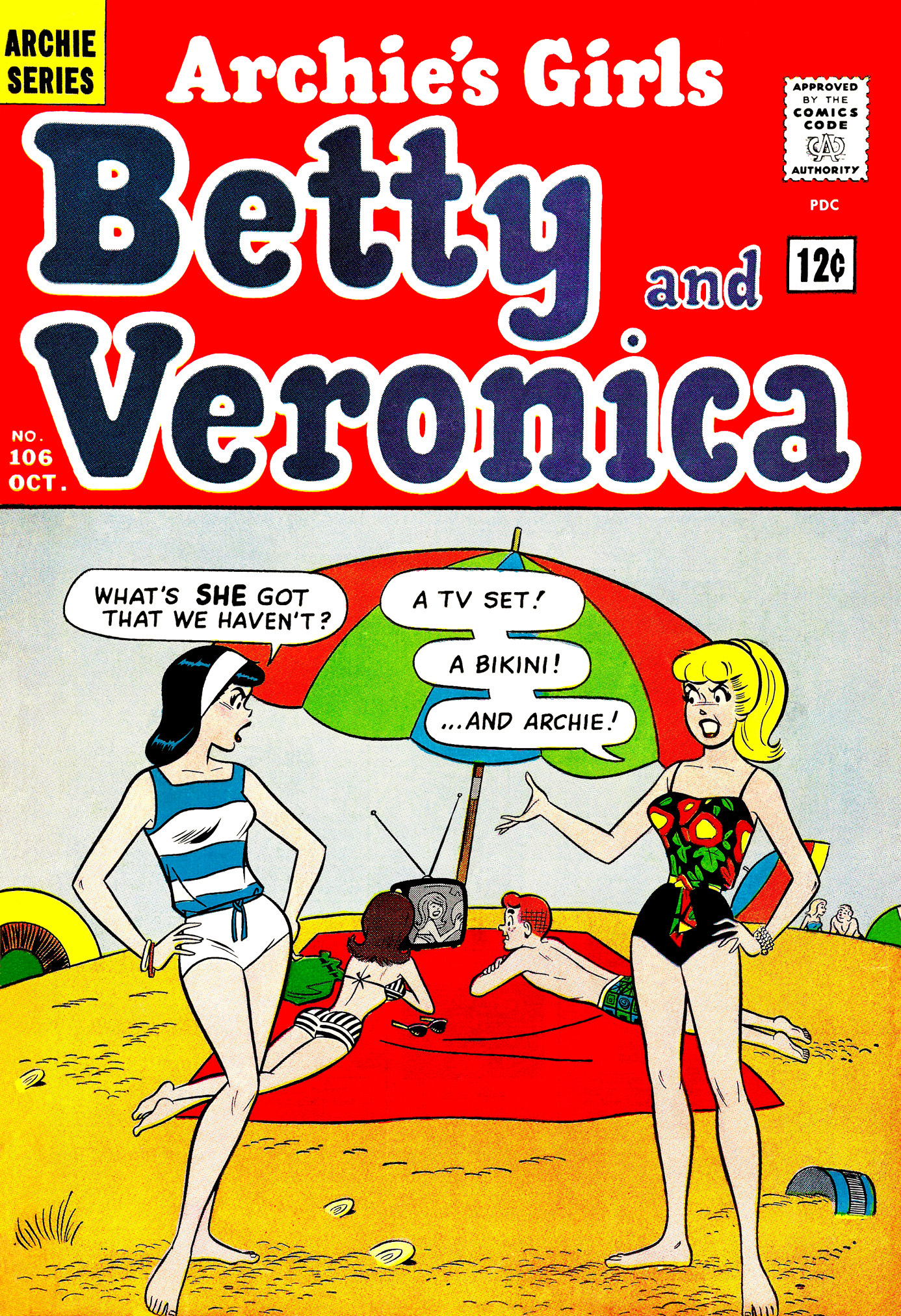 Read online Archie's Girls Betty and Veronica comic -  Issue #106 - 1