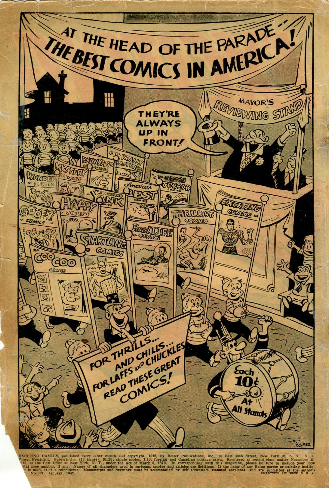 Read online Exciting Comics comic -  Issue #53 - 2