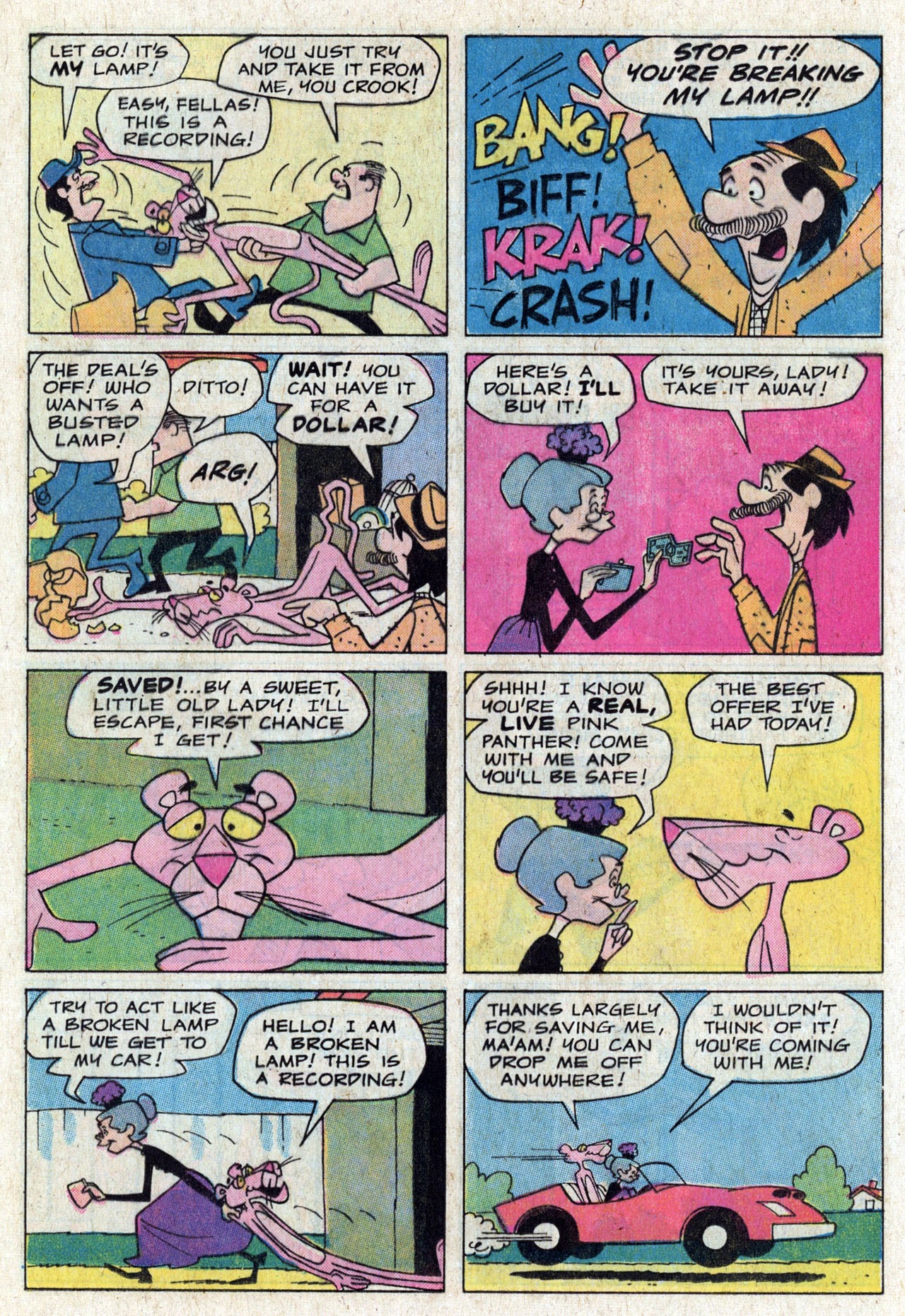 Read online The Pink Panther (1971) comic -  Issue #22 - 25