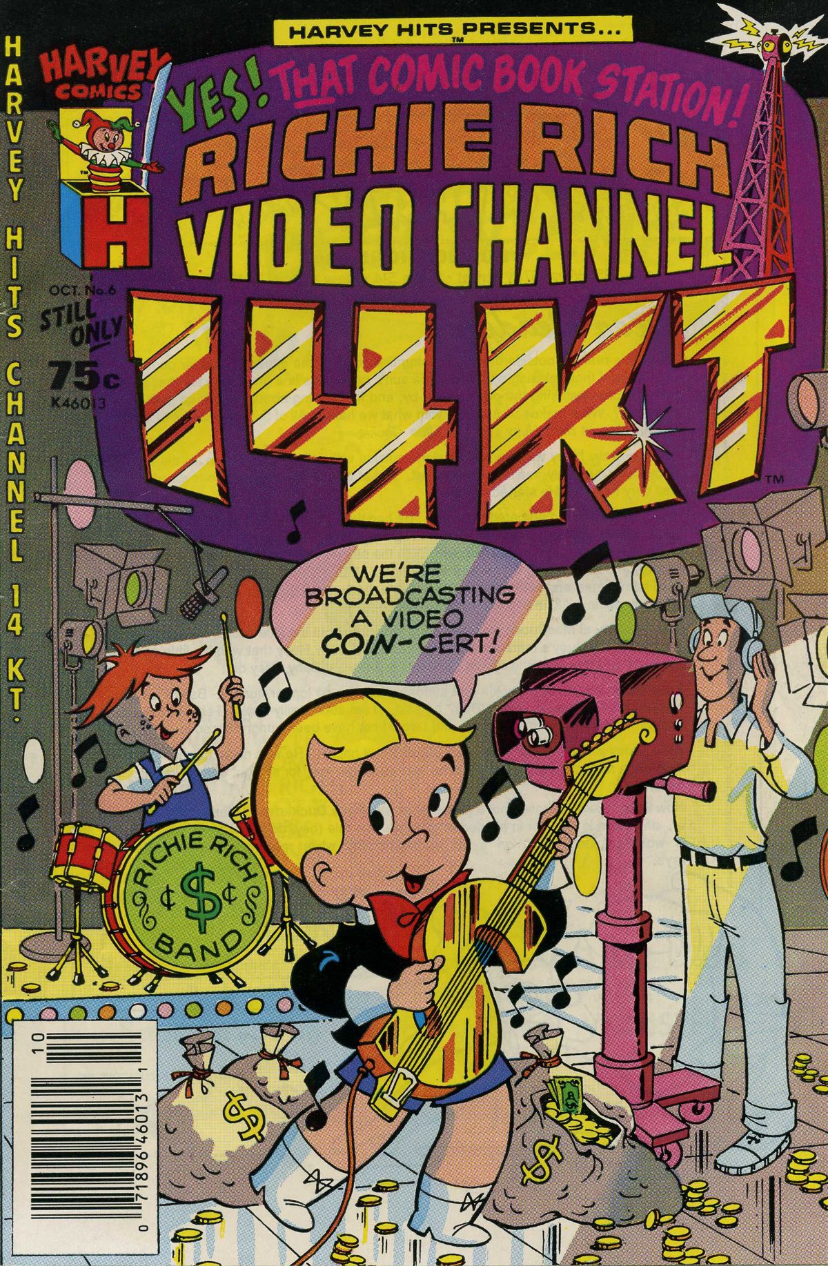 Read online Harvey Hits Comics comic -  Issue #6 - 1