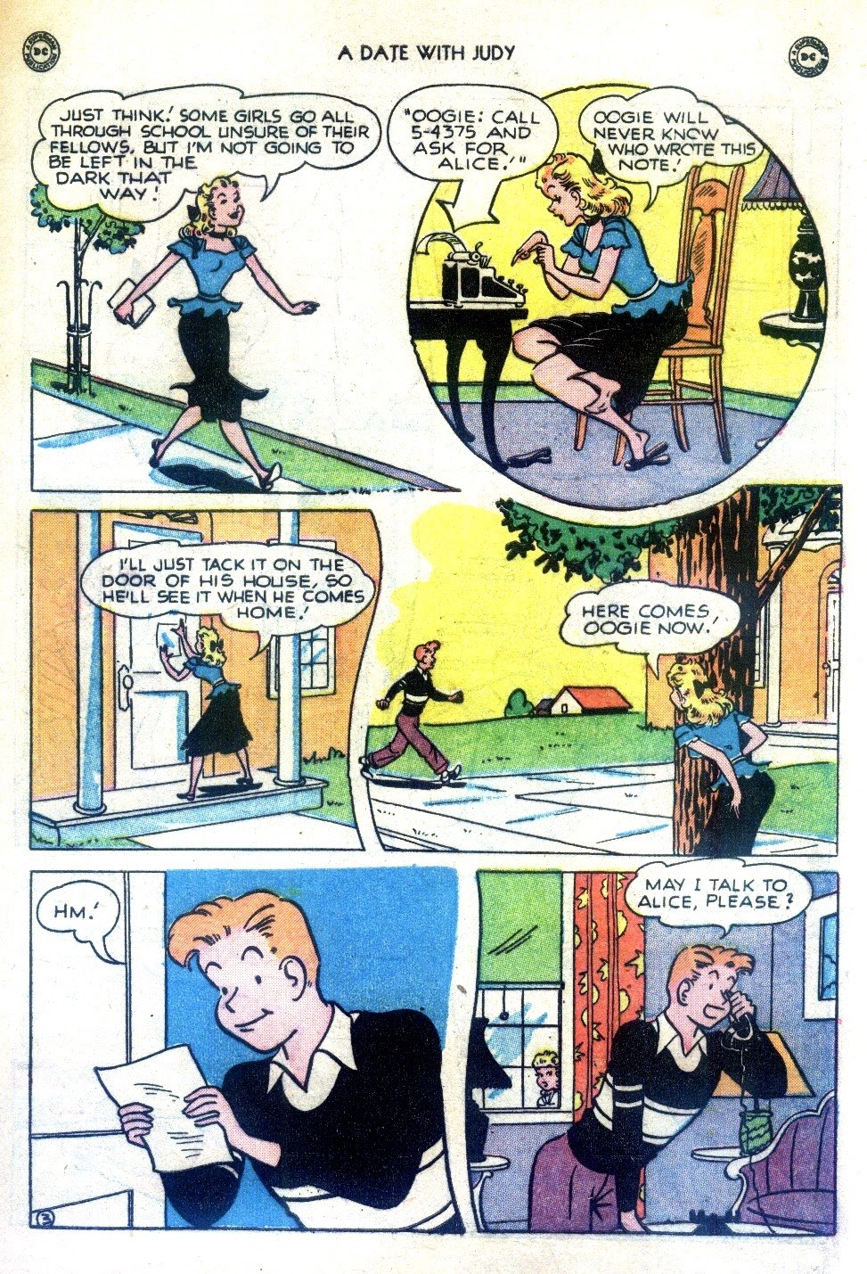 Read online A Date with Judy comic -  Issue #8 - 47
