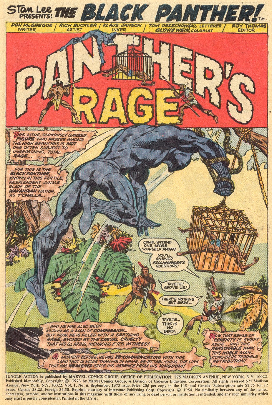 Read online Jungle Action (1972) comic -  Issue #6 - 2