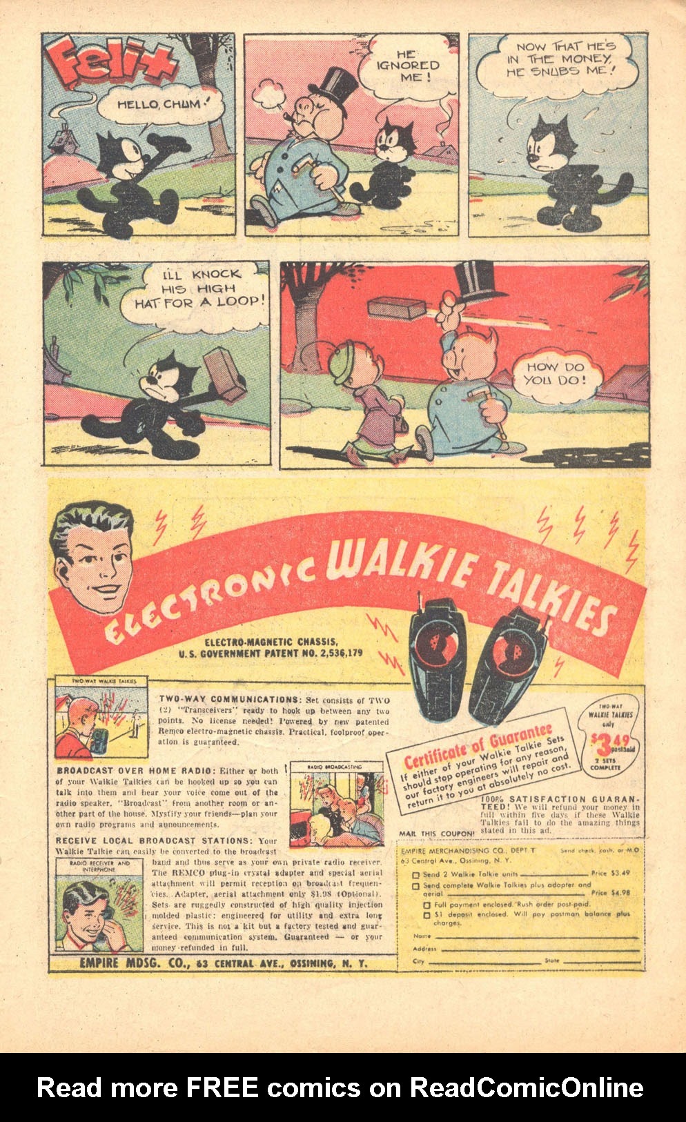 Read online Felix the Cat (1951) comic -  Issue #32 - 31