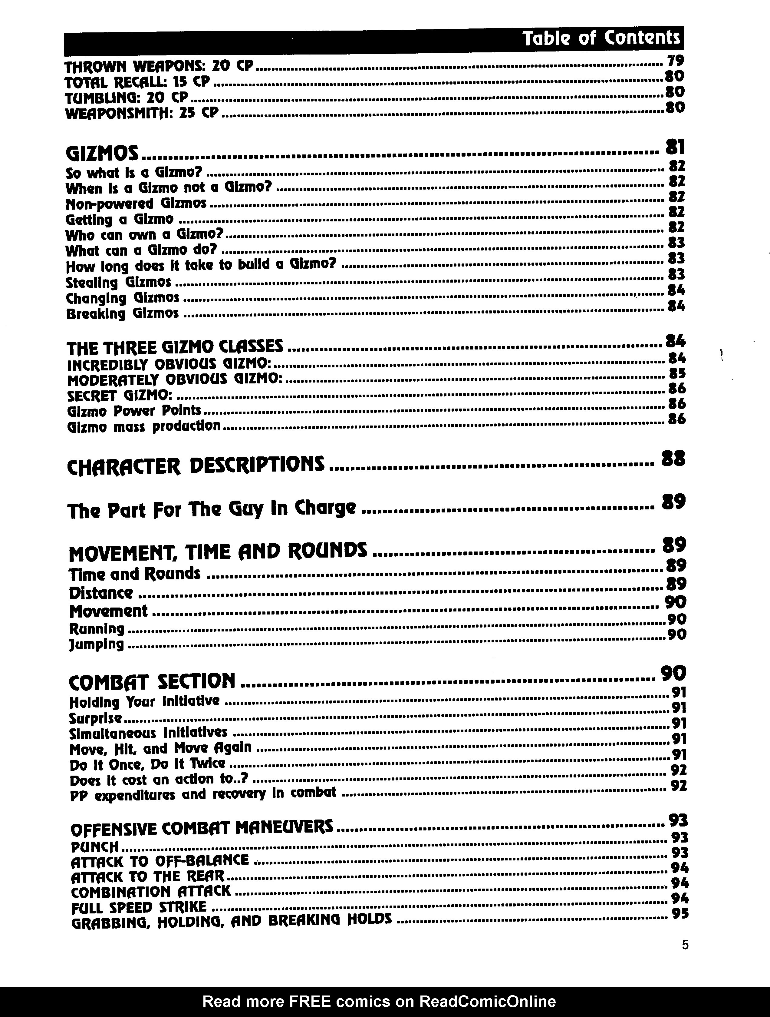 Read online Superbabes: The Femforce Role-Playing Game comic -  Issue # TPB - 7