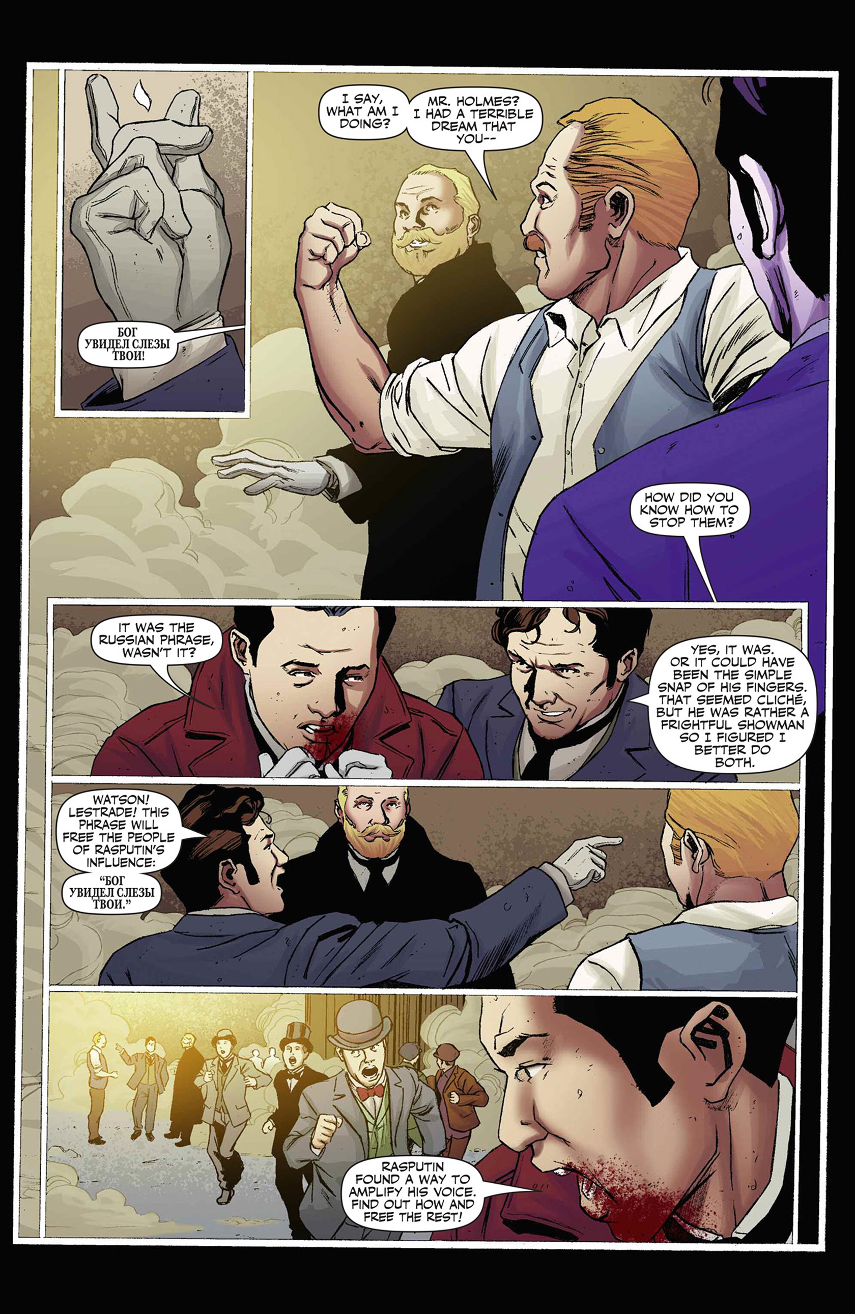 Read online Sherlock Holmes vs. Harry Houdini comic -  Issue #5 - 16