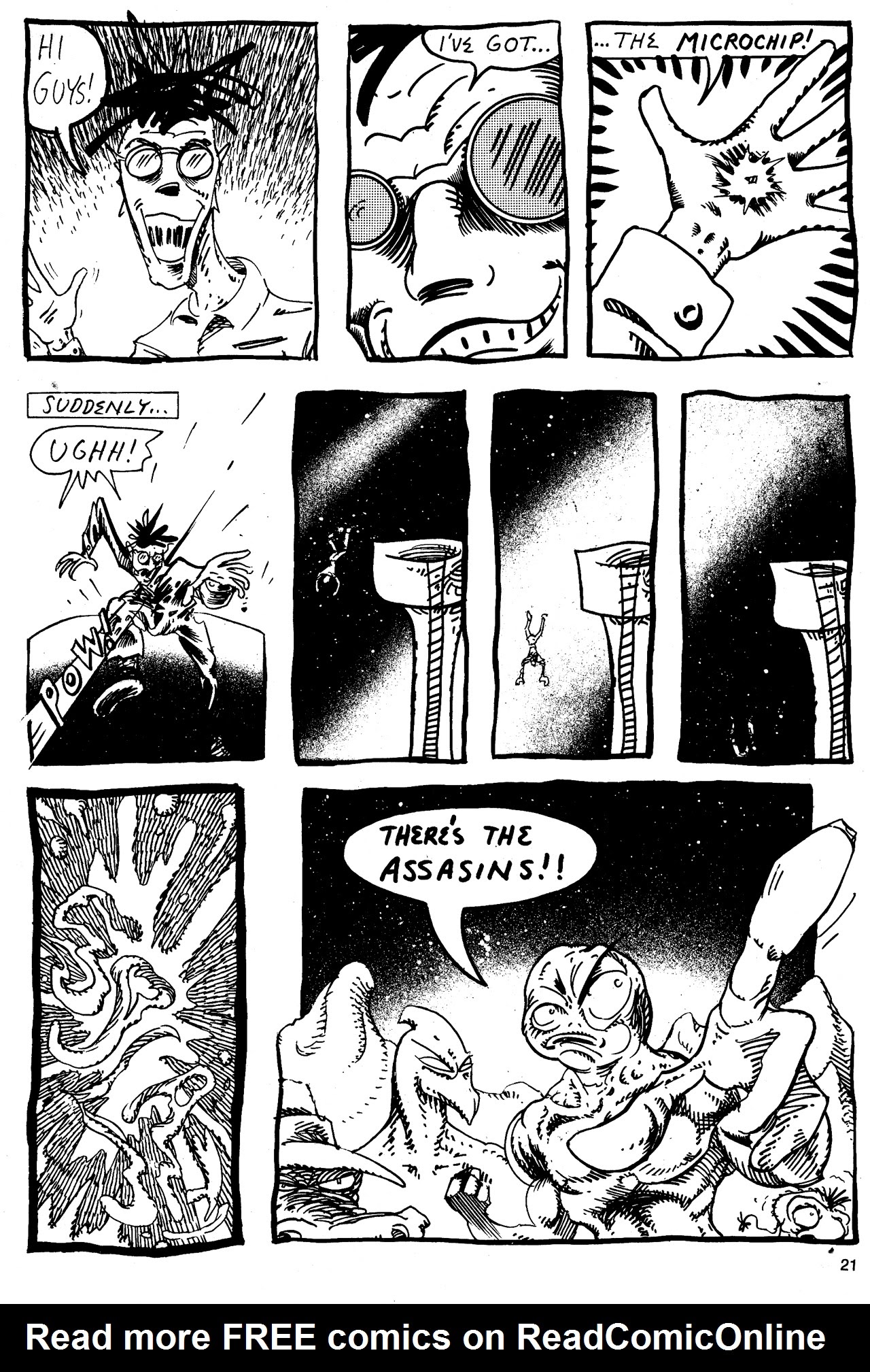 Read online Cold-Blooded Chameleon Commandos comic -  Issue #2 - 21