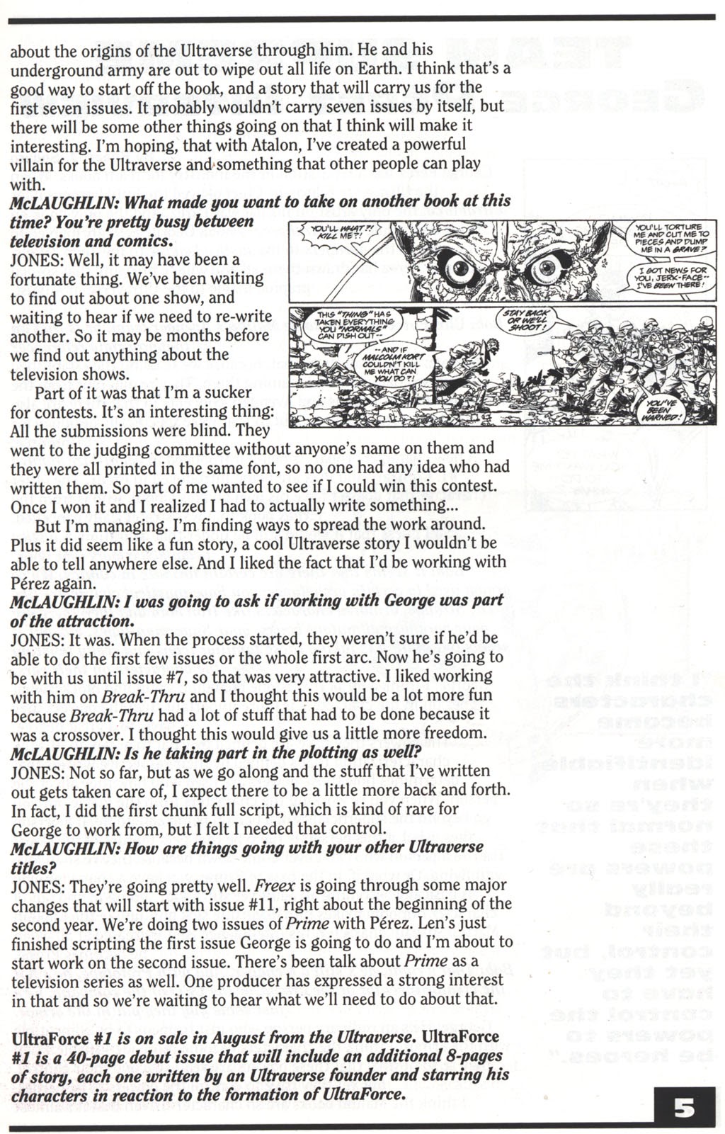 Read online Malibu Ashcan: UltraForce comic -  Issue #1 - 6