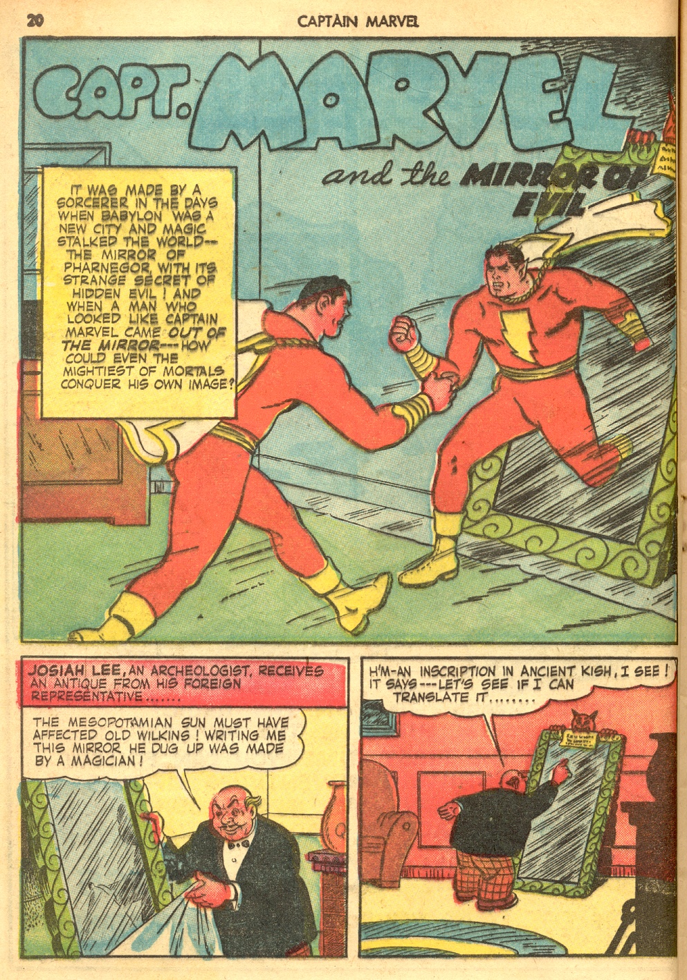 Read online Captain Marvel Adventures comic -  Issue #23 - 20
