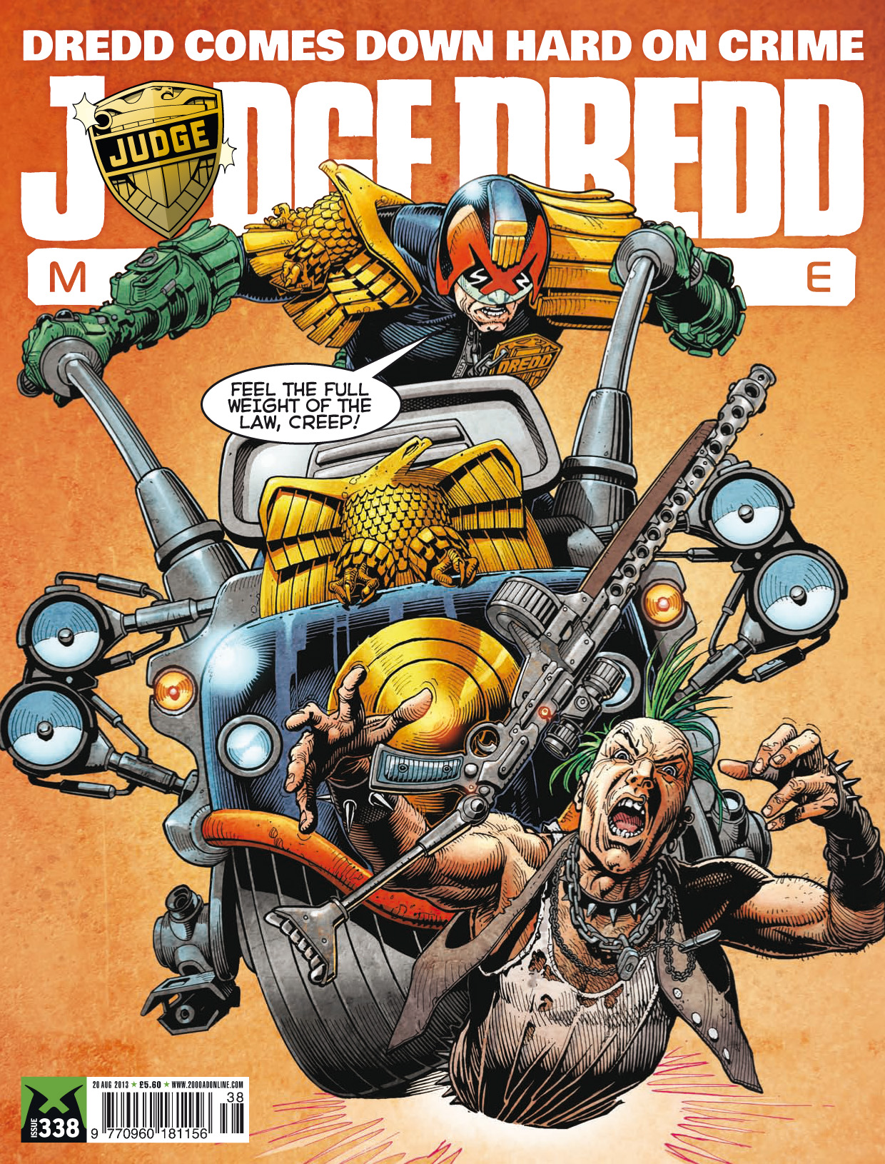 Read online Judge Dredd Megazine (Vol. 5) comic -  Issue #338 - 1