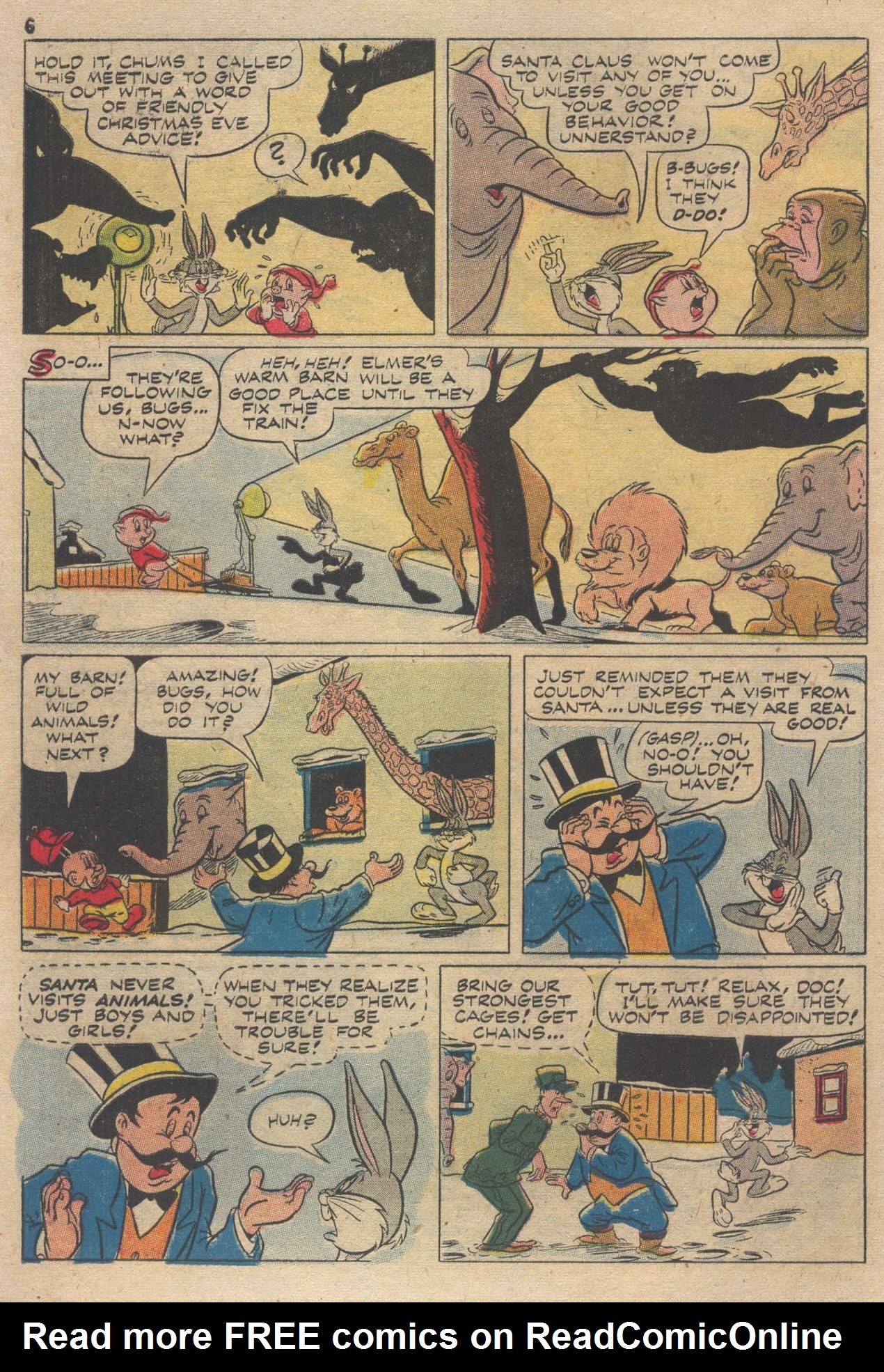 Read online Bugs Bunny's Christmas Funnies comic -  Issue # TPB 3 - 8