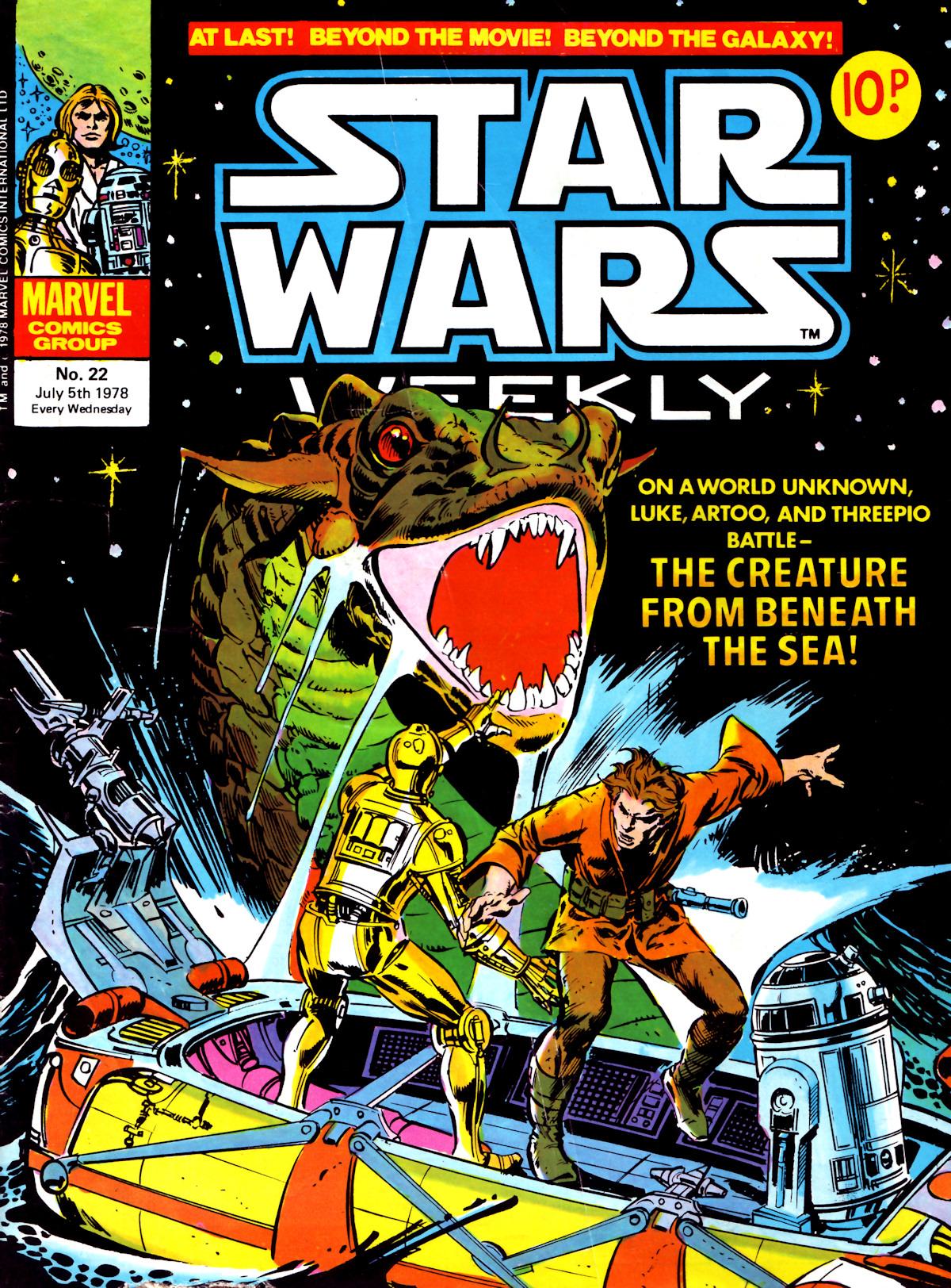 Read online Star Wars Weekly comic -  Issue #22 - 1