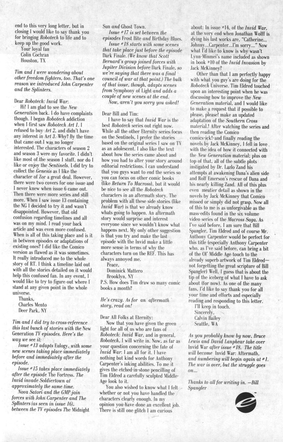 Read online Robotech: Invid War comic -  Issue #18 - 27