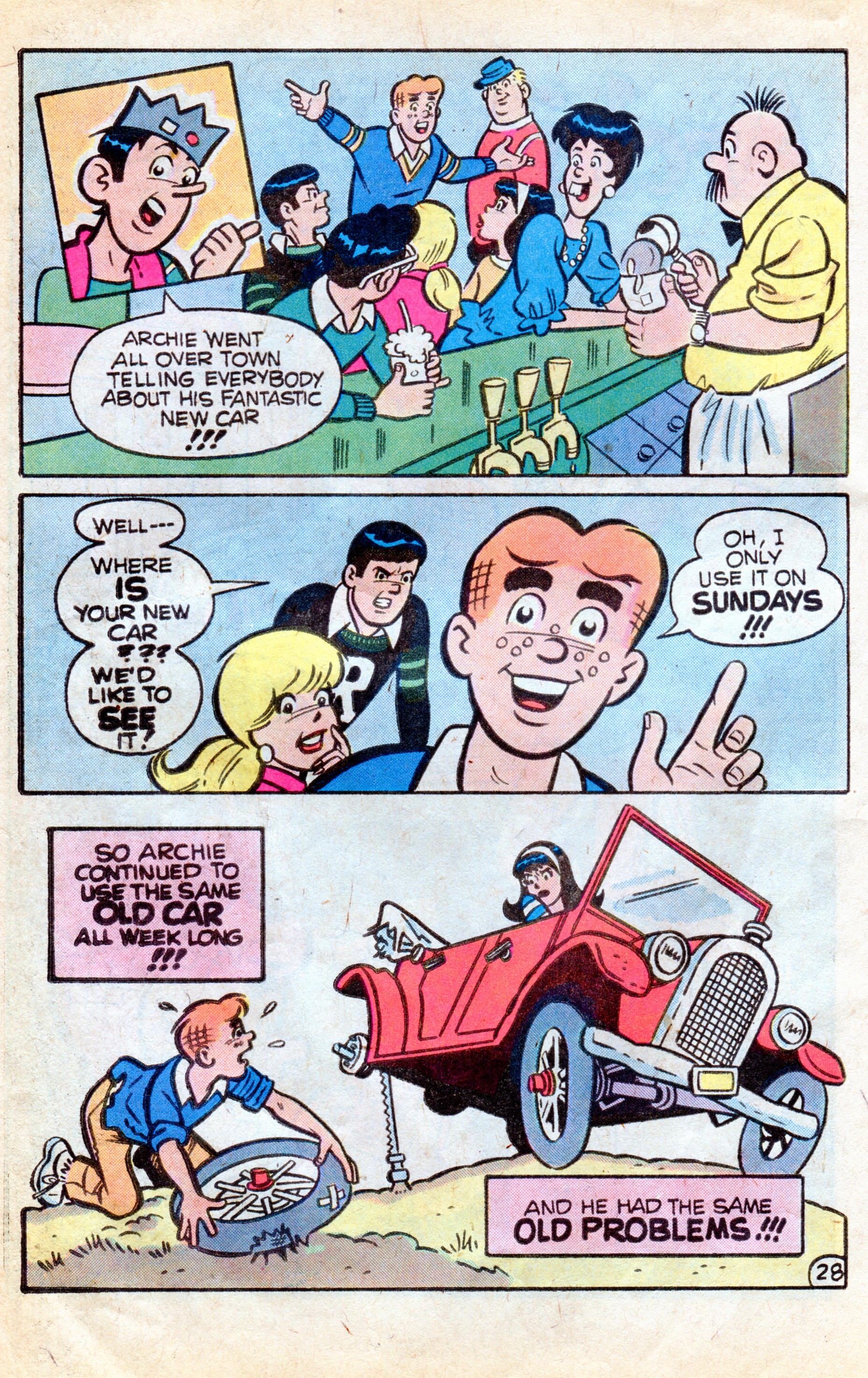 Read online Archie's Car comic -  Issue # Full - 29