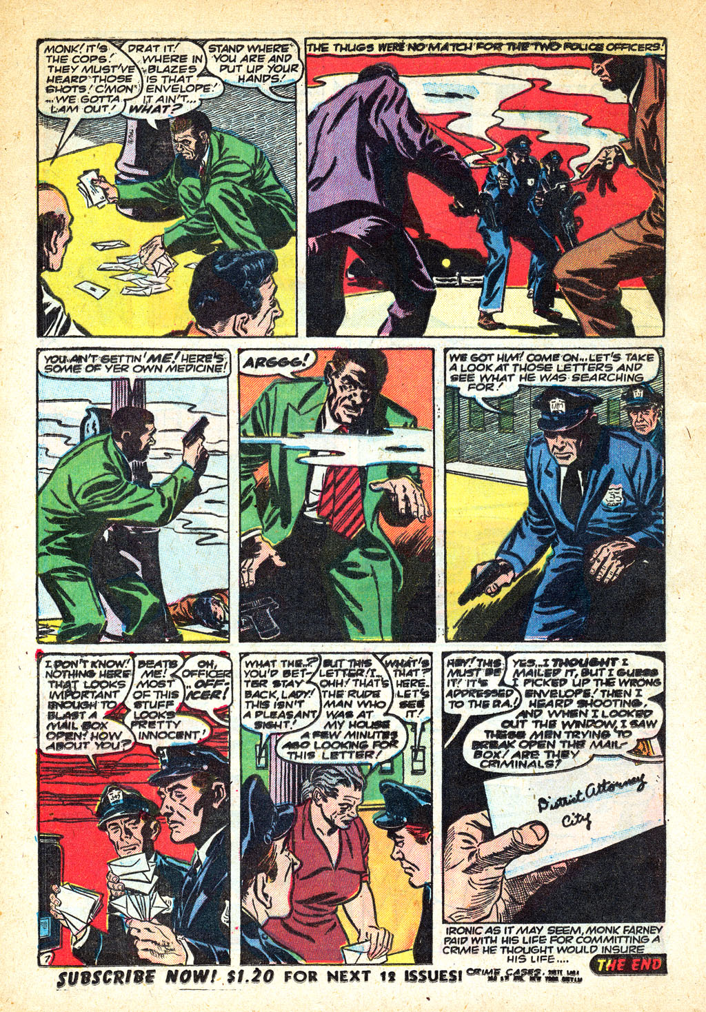 Read online Crime Cases Comics (1951) comic -  Issue #8 - 16