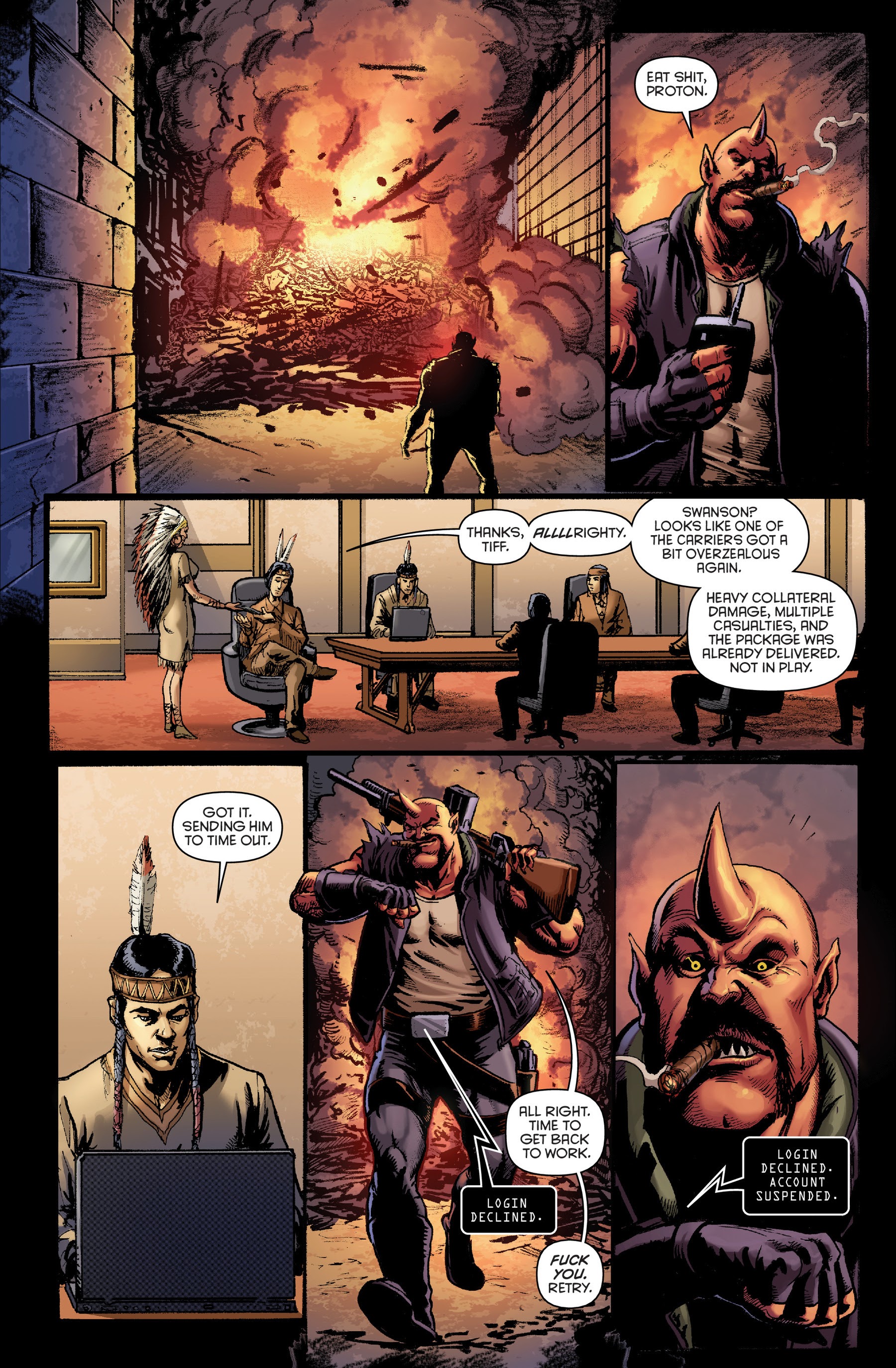 Read online Space Bastards comic -  Issue #3 - 6