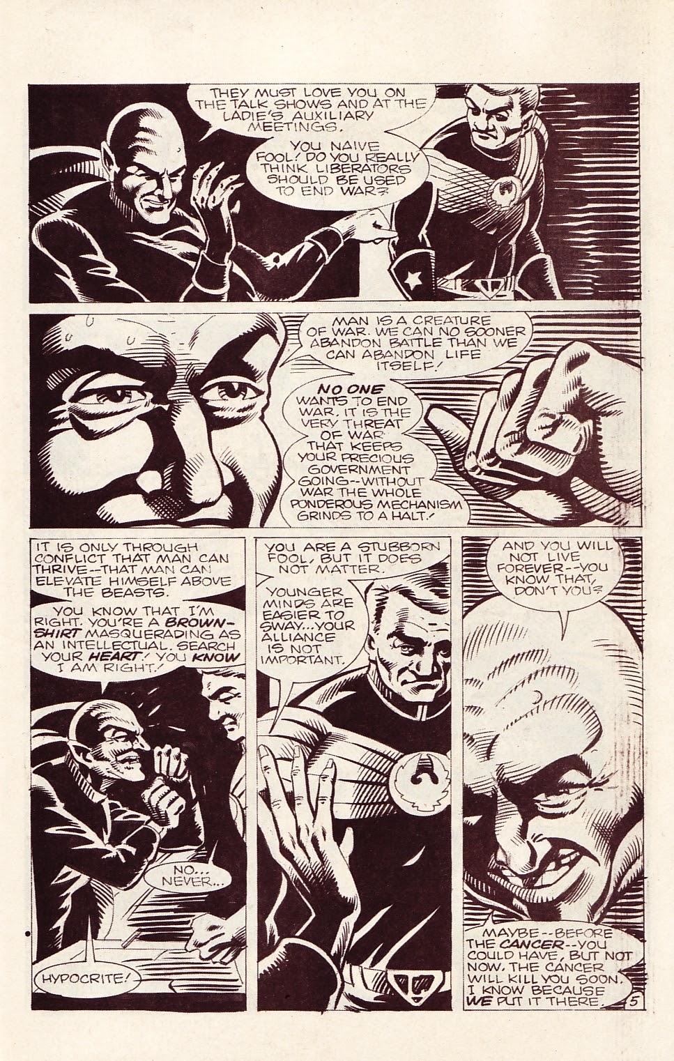 Read online Liberator (1987) comic -  Issue #6 - 7
