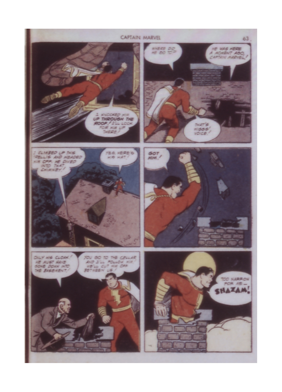 Read online Captain Marvel Adventures comic -  Issue #14 - 63